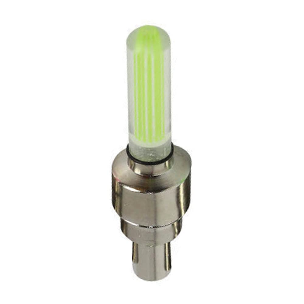 2PCS/4PCS LED Bike Valve Stem Caps - Glow in The Dark Wheel Lights for Bicycle, Motorcycle & Car - Waterproof Tyre Valve Accessories for Night Riding Safety & Decoration - Perfect for Cycling, Commuting & Evening Rides