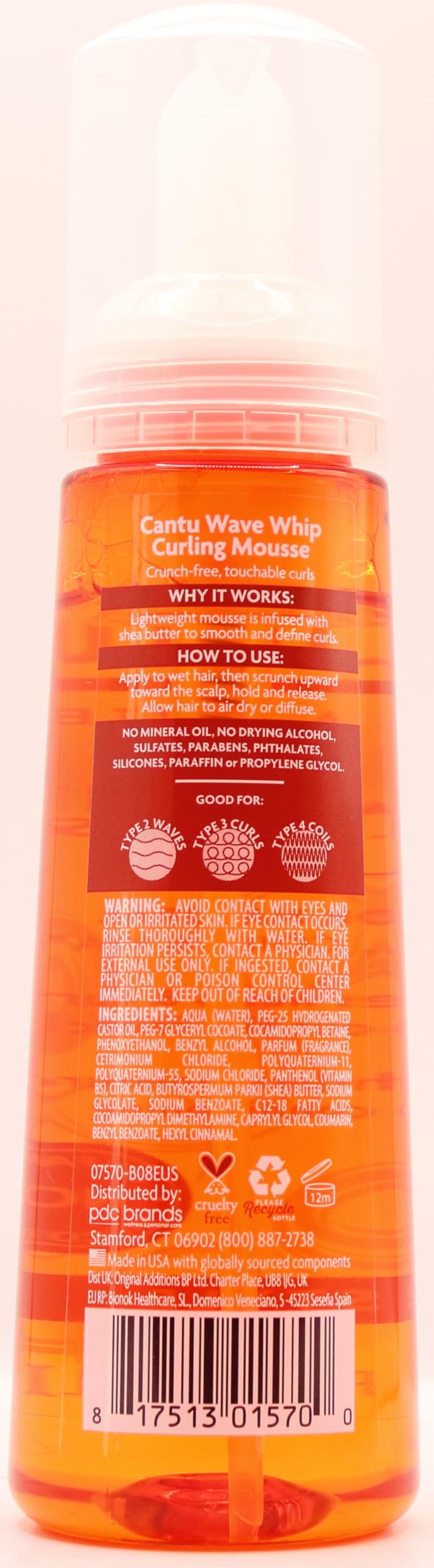 Cantu Shea Butter Moisturizing Curl Activator Cream, Wave Whip Curling Mousse & Hydrating Cream Conditioner Set (3-Piece Combo) for Natural Hair Care & Defined Curls – Perfect for Daily Styling & Frizz Control