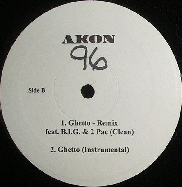 Akon Ghetto CD - 12 Tracks (Unofficial Release) | NM or M Condition | Perfect for Hip-Hop Collectors & Music Enthusiasts