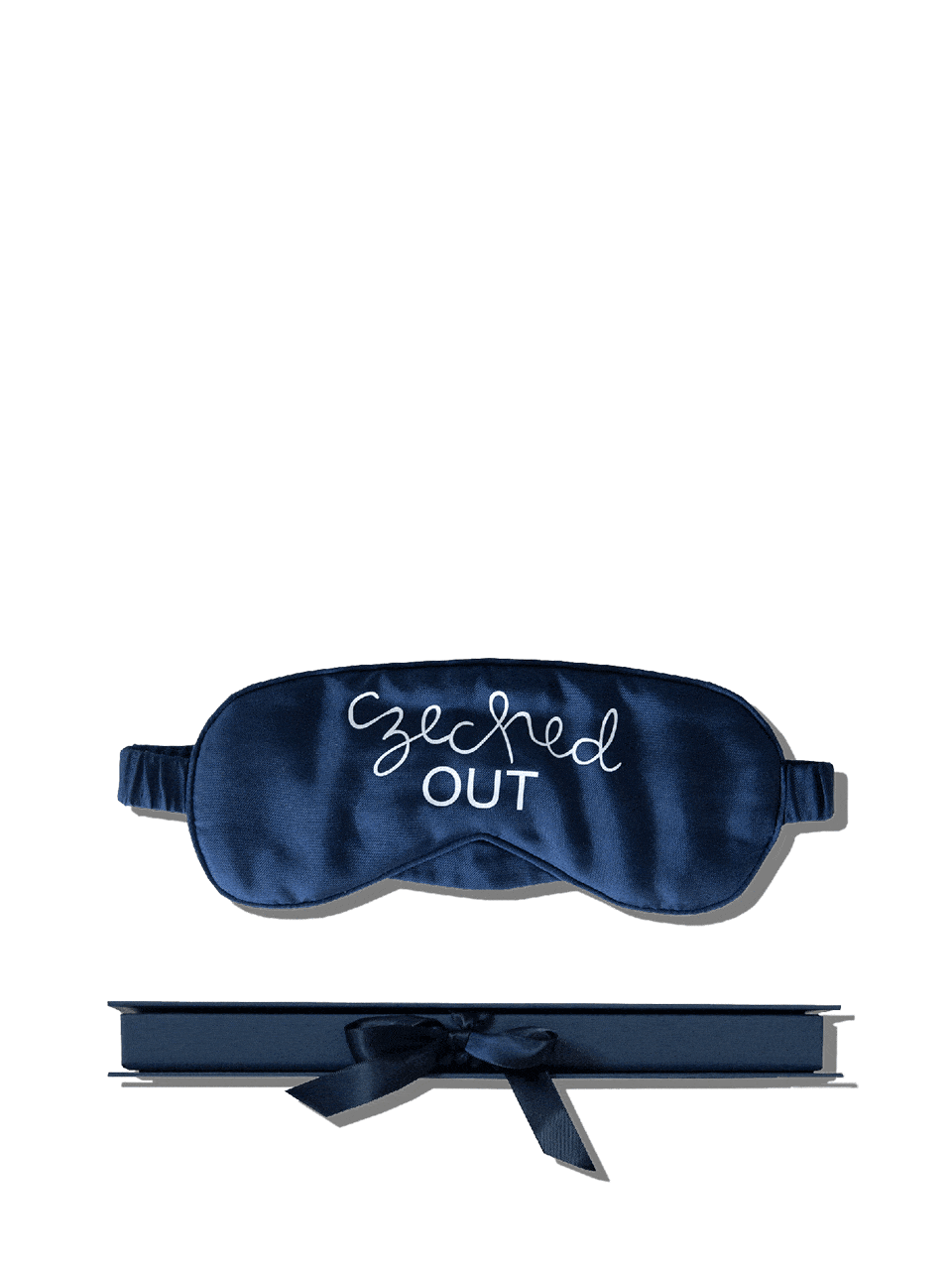 Limited Edition 'Czeched Out' Sleep Mask - Blackout Eye Mask for Travel & Nap - Soft Comfortable Sleeping Mask for Women & Men - Perfect for Flights, Yoga, Meditation & Relaxation
