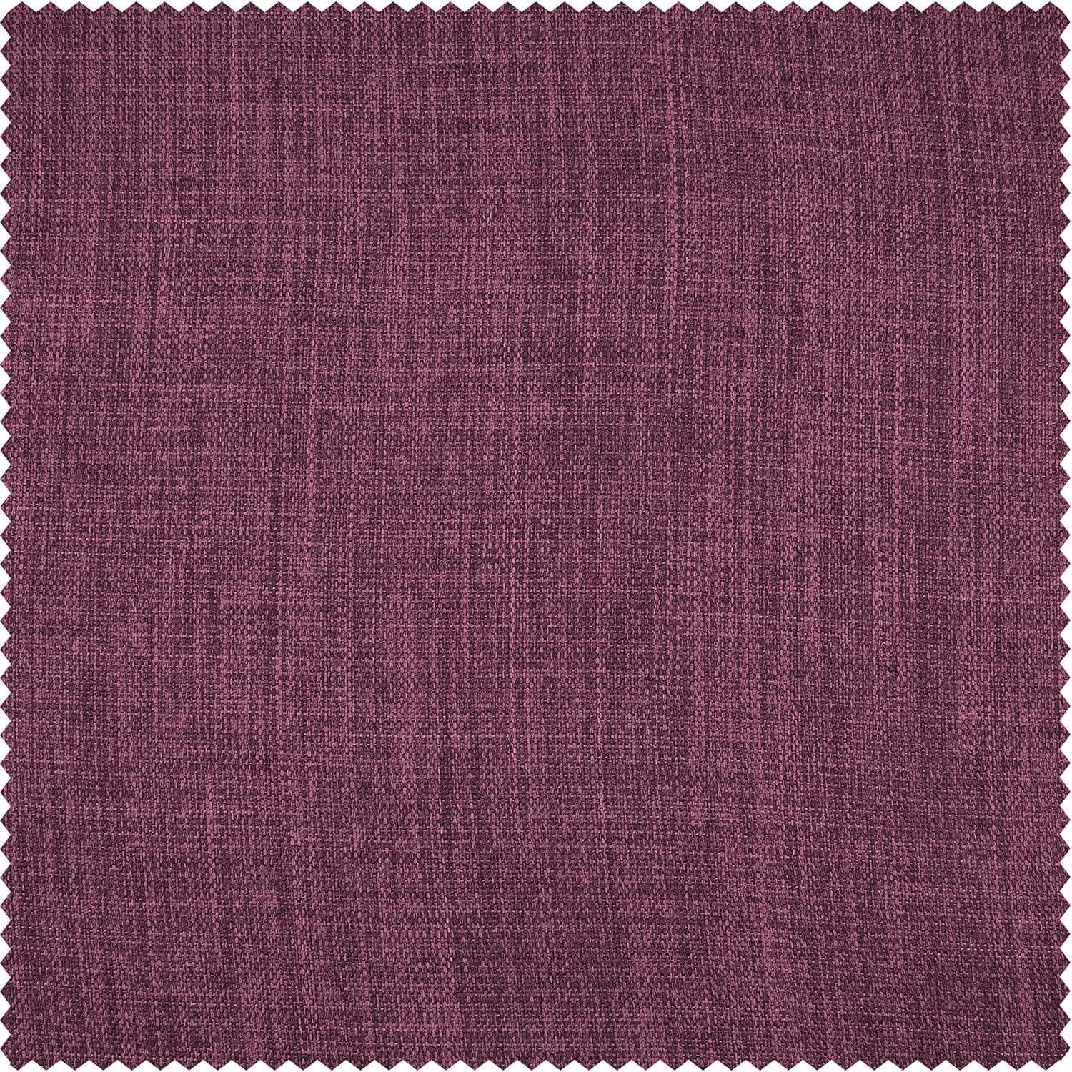 Mullberry Textured Faux Linen Fabric Swatch - Premium Upholstery & Drapery Material for Home Decor, DIY Projects, and Crafting