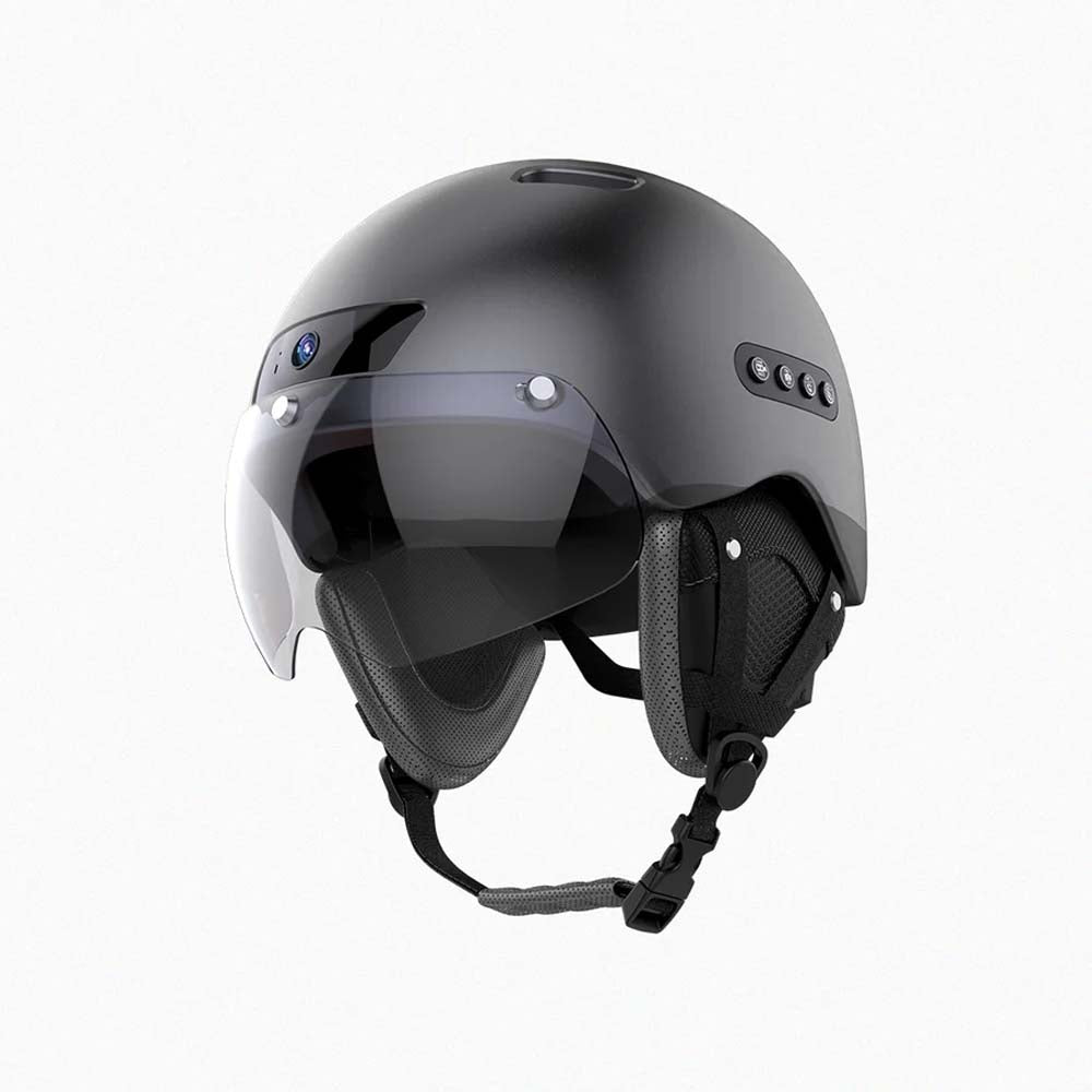 Precision Power SH1 BLK MT Smart Helmet - Motorcycle Bluetooth Headset with Noise Cancellation & Voice Control for Safe Riding - Perfect for Commuting, Touring & Adventure Motorcycles