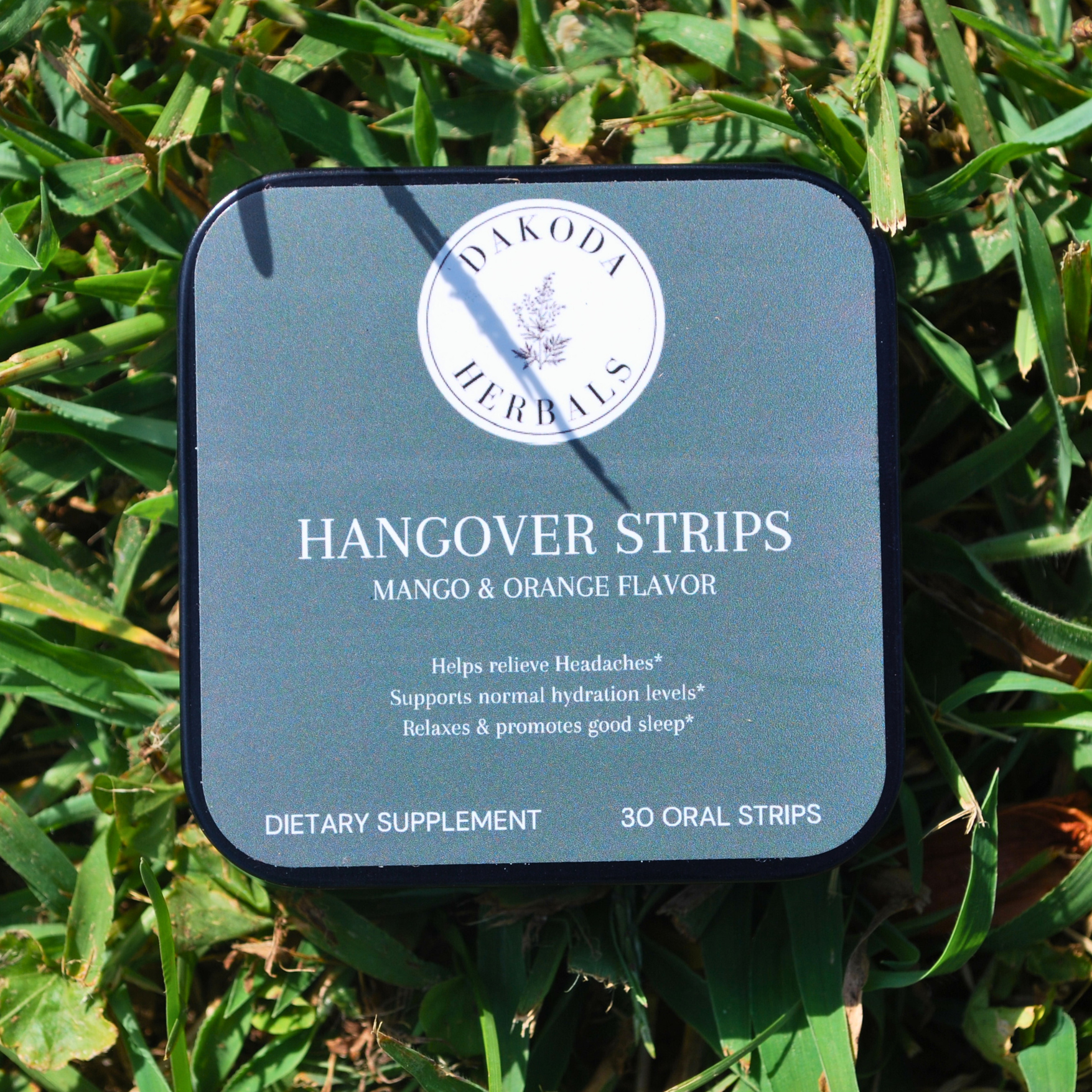 Dakoda Herbal Remedies Hangover Strips - Natural Relief for Headache & Nausea - Perfect for Post-Party Recovery & Travel