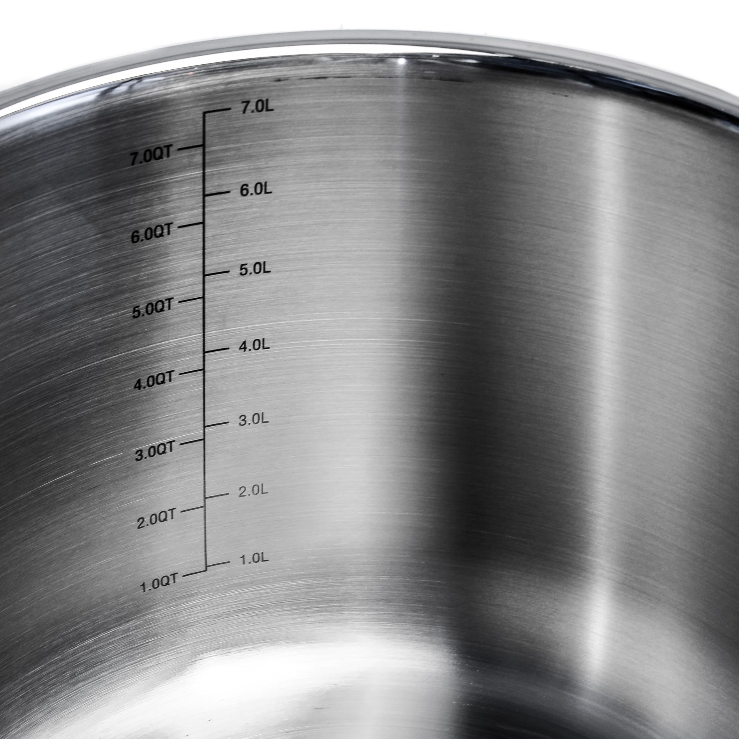 BergHOFF Professional Tri-ply 18/10 Stainless Steel 13-Piece Cookware Set with Matching Lids - Induction Compatible, Oven & Dishwasher Safe - Even Heat Distribution with Measurement Markings - Perfect for Home Chefs & Professional Kitchens