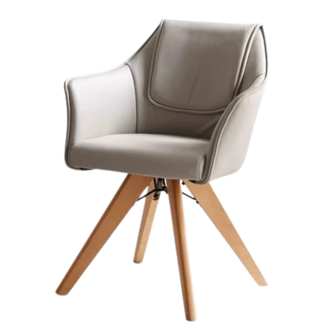 23.6х22.8х32.6 inch/ 60х58х83сm/ Natural Wood color/ Sofa Chair Pure Gray