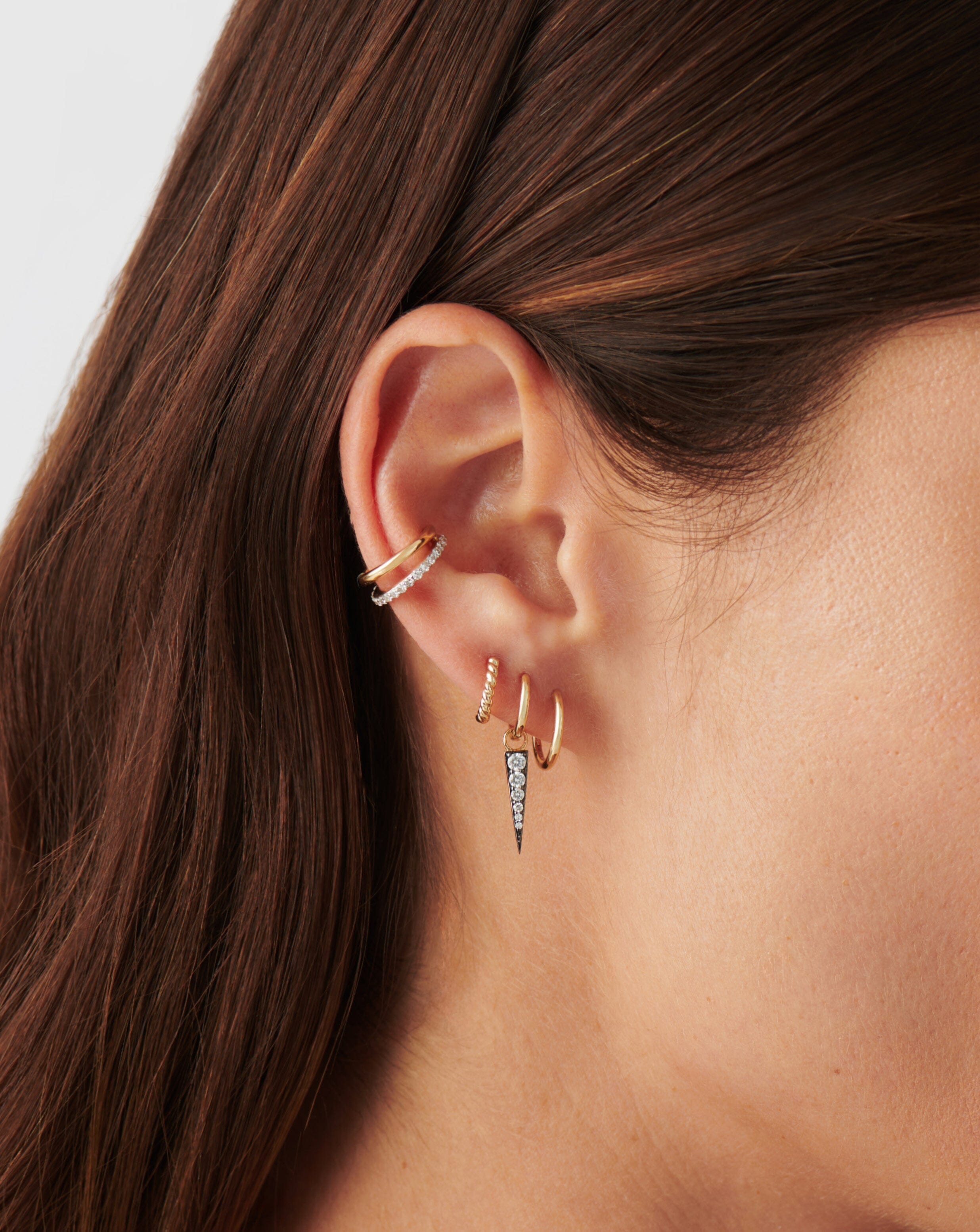 Fine Classic Mini Hoop Earrings - 14K Gold Plated Small Hoops for Women - Perfect for Everyday Wear, Office & Date Night