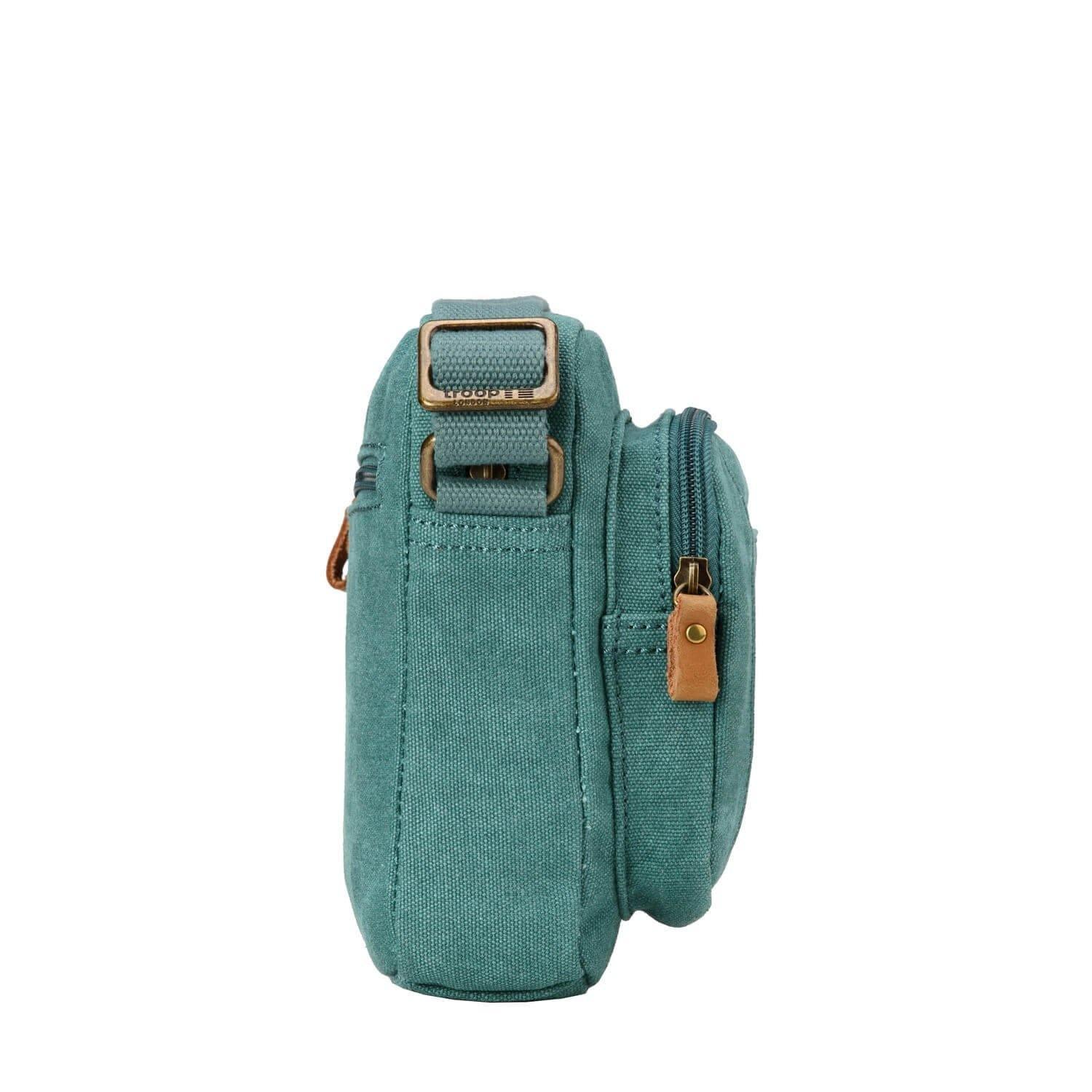 Troop London Classic Canvas Crossbody Bag for Women & Men - Stylish & Durable Shoulder Bag for Travel, Work & Everyday Use