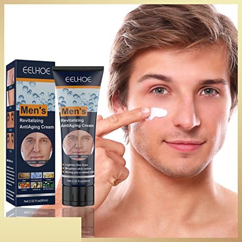 Men's Anti-Aging Face Cream - Moisturizing & Wrinkle Reduction for Refreshed Skin - Daily Skincare Routine