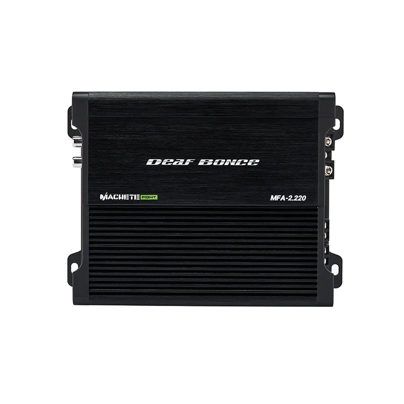 MACHETE MFA 2.220 | 220 Watt 2 Channel Car Audio Amplifier for Enhanced Sound System - Perfect for Car Audio Upgrades and Bass Boost