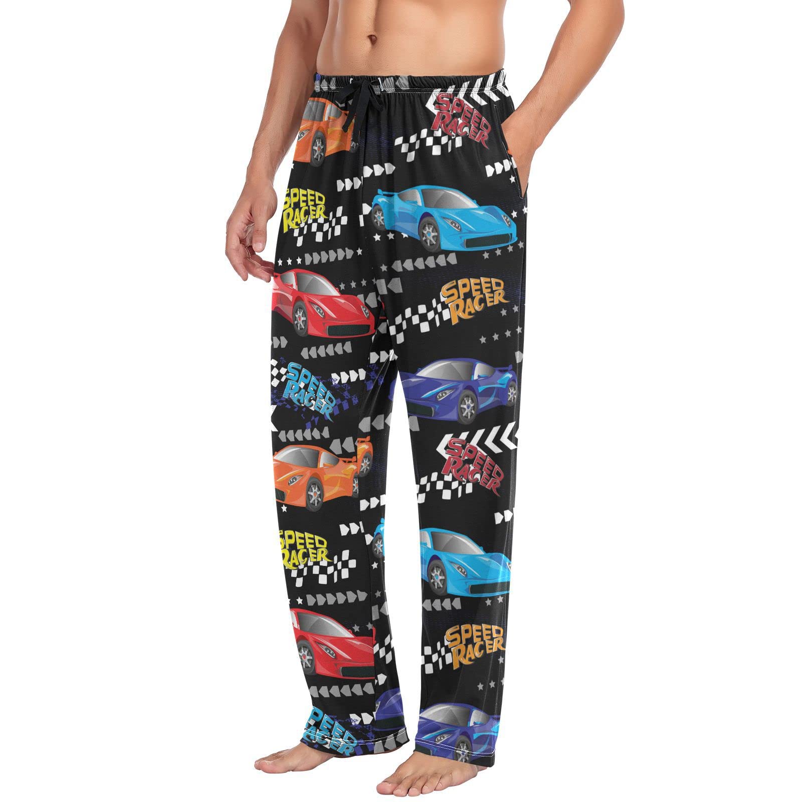 **Men's Carnival Mardi Gras Pajama Pants - Soft Lounge Sleepwear, Comfortable PJ Bottoms for Relaxing & Sleeping - Perfect for Holidays, Parties & Cozy Nights**
