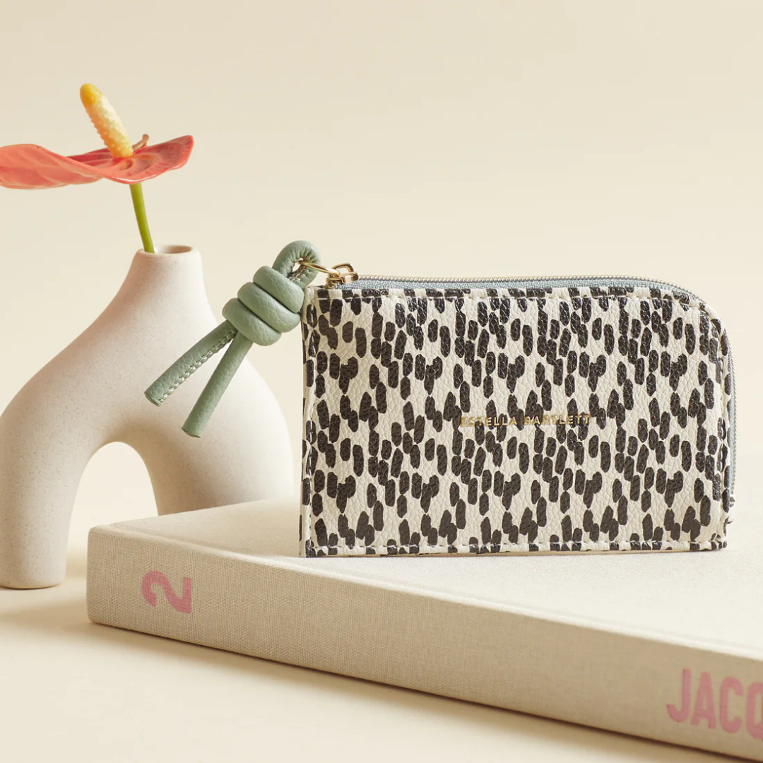 Estella Bartlett Knot Card Purse - Stylish Spot Print Crossbody Wallet for Women | Perfect for Parties, Travel & Everyday Use