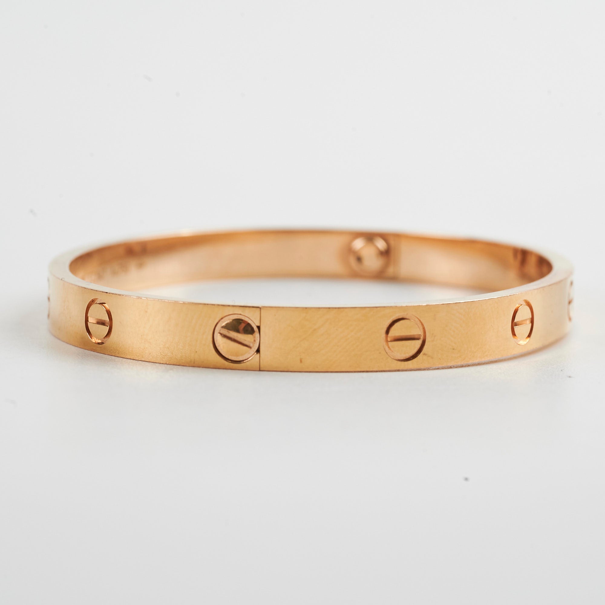 Cartier Love Bracelet 18K Pink Gold - Luxury Jewelry for Women, Anniversary & Valentine's Day Gift, Stackable Bracelet for Everyday Wear