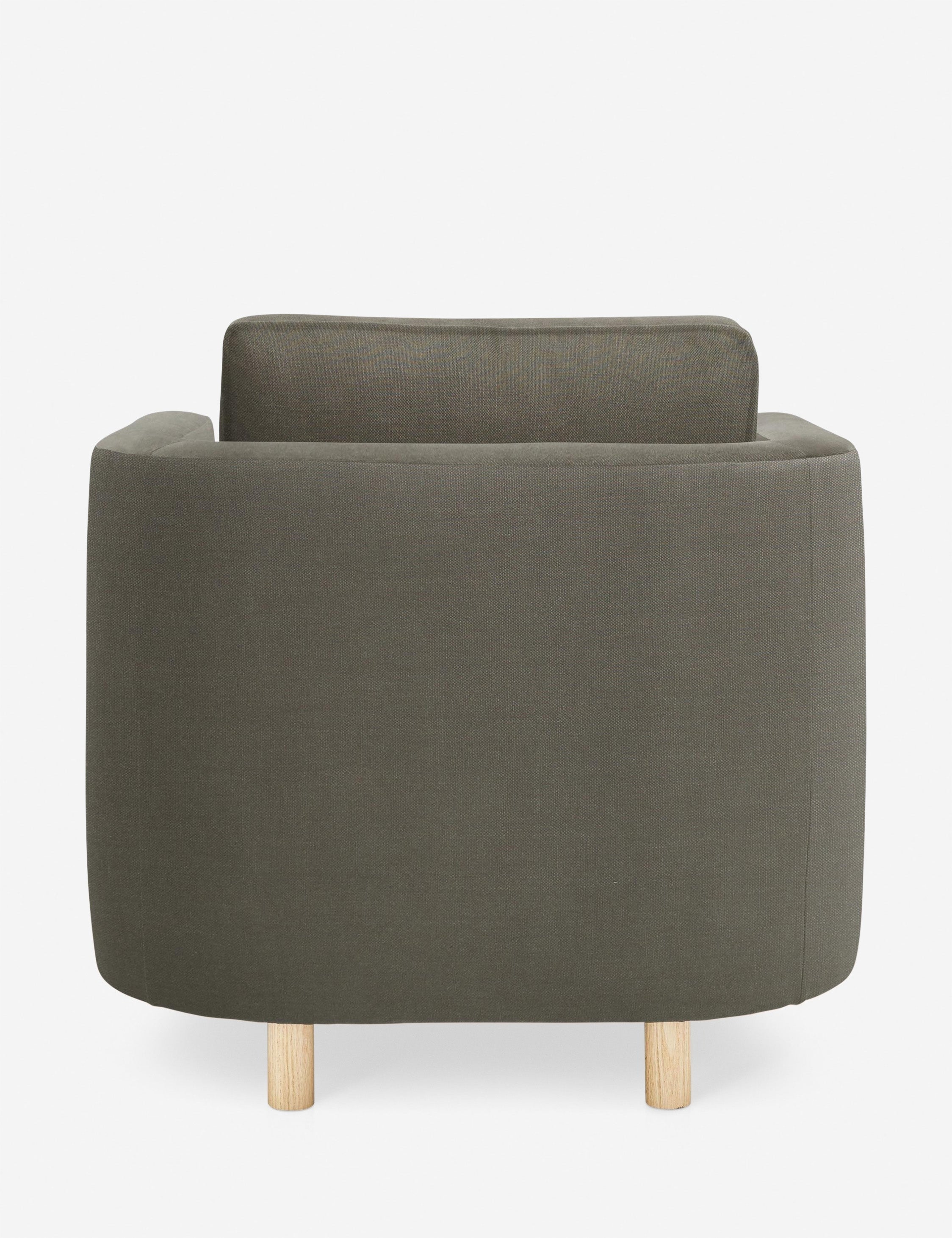 Belton Accent Chair by Ginny Macdonald - Mid-Century Modern Lounge Chair for Living Room, Bedroom & Office - Stylish Comfortable Reading Chair with Wooden Legs