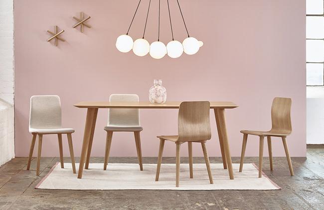 Malmo Dining Table by Ton – Modern Scandinavian Dining Table for Home & Restaurant – Perfect for Family Dinners & Entertaining Guests