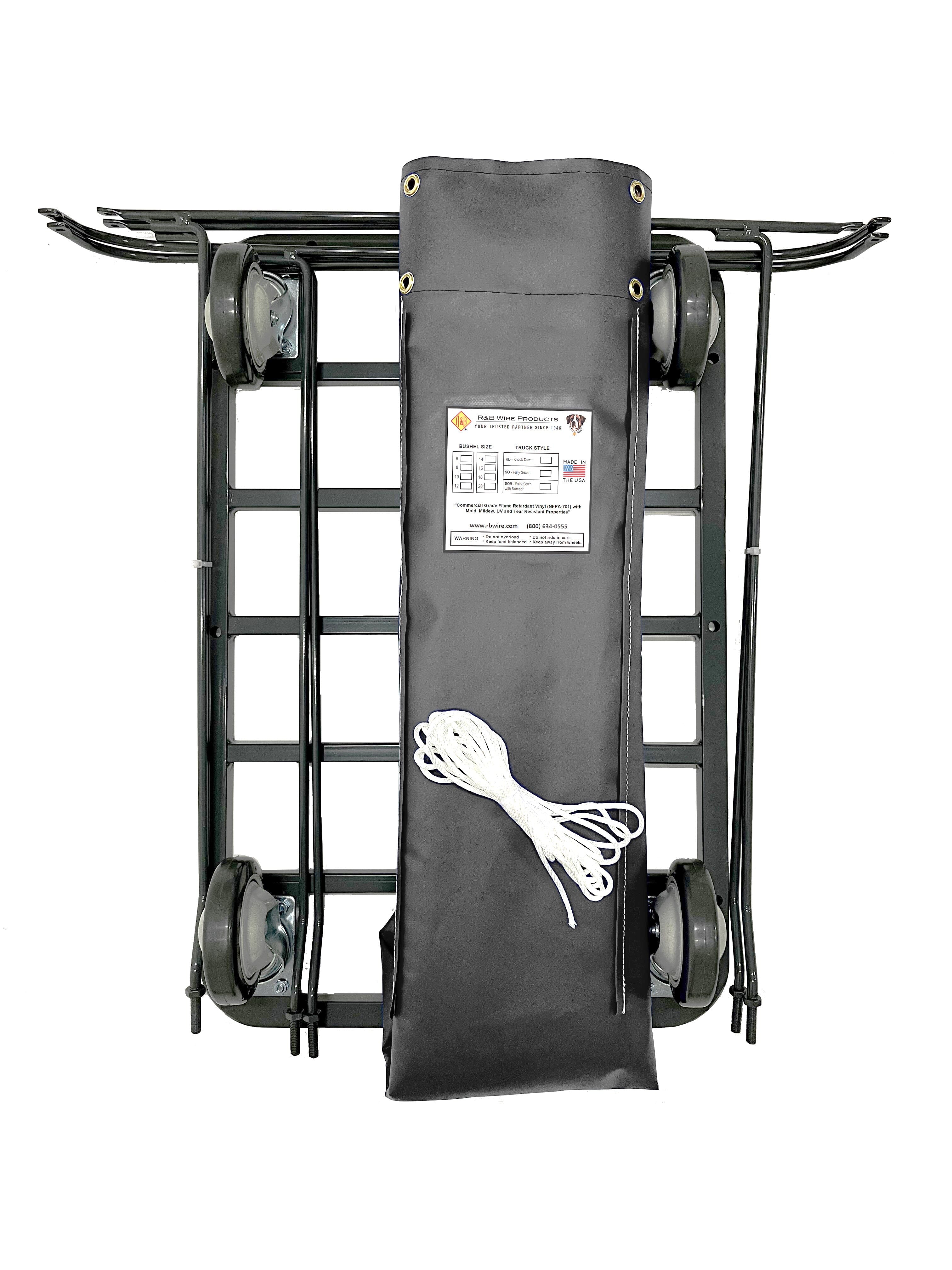 UPS/FEDEX Approved 20 Bushel Basket Truck - Heavy Duty Utility Cart for Warehouse, Retail & Delivery Services