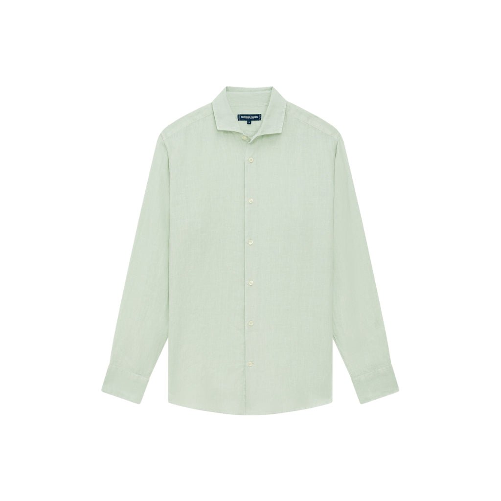 FRESCOBAL CARIOCA Antonio Men's Long Sleeve Shirt in Mint Green - Casual Office Wear & Date Night Outfit