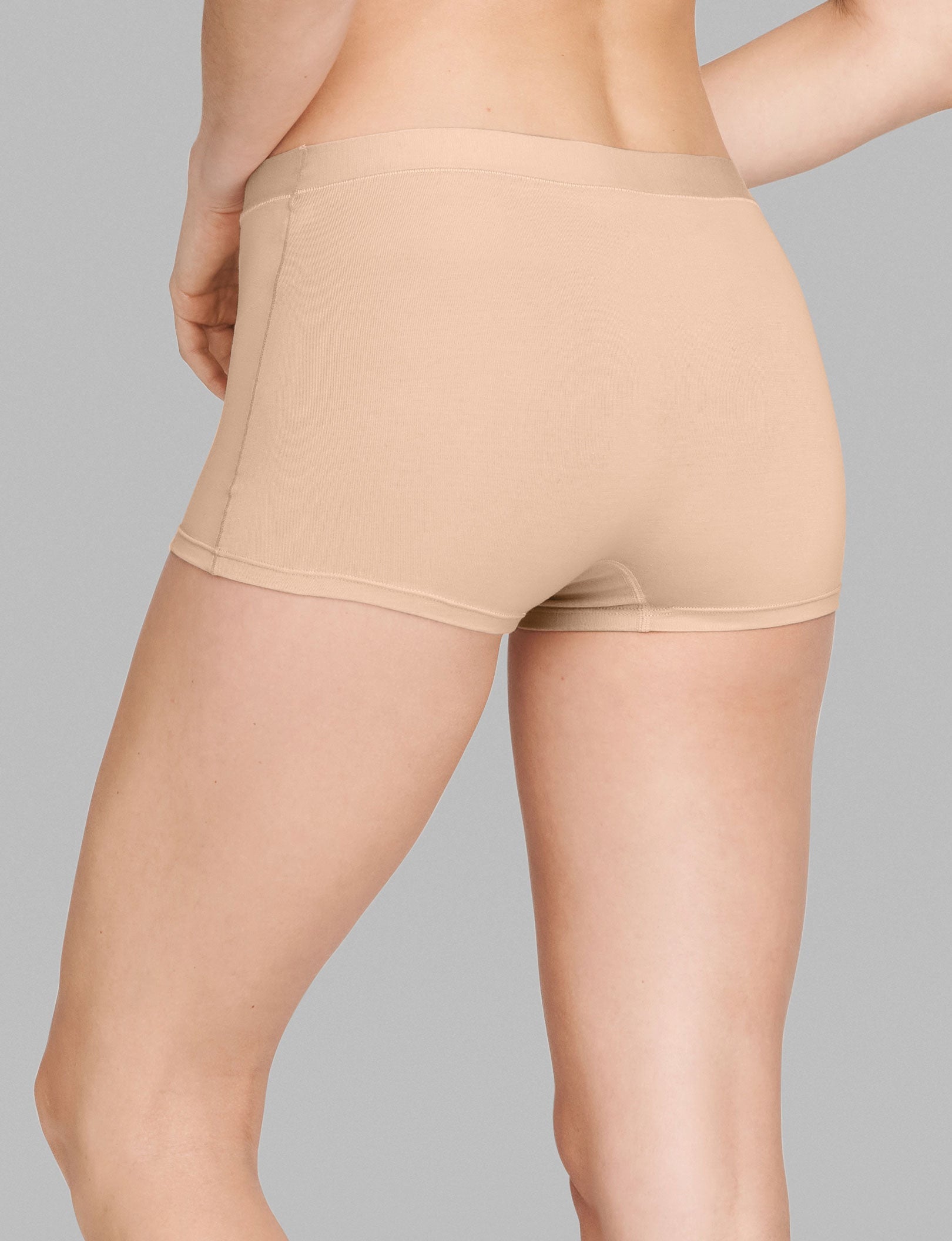 Women's Breathable Cotton Boyshort Underwear - Soft & Comfortable for Everyday Wear, Sleep & Lounge