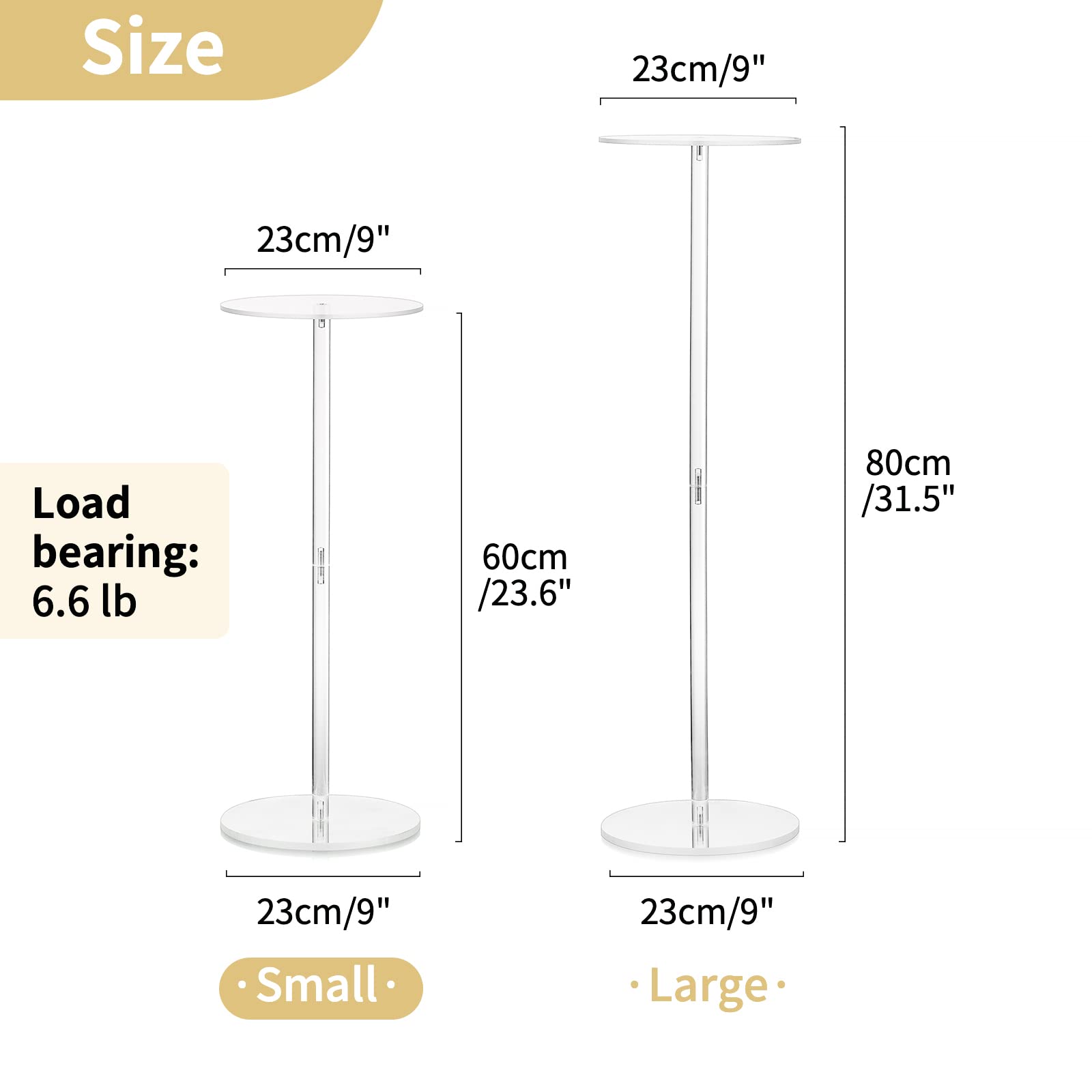 NUPTIO 10-Pack 23.6 Inch Tall Acrylic Wedding Vases - Elegant Geometric Centerpieces for Table Decorations, Party & Event Flowers Stand - Bulk Wedding, Anniversary, Bridal Shower Decor - Perfect for Reception Tables, Banquet Halls & Home Decor
