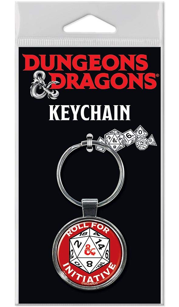 D&D Roll for Initiative Keychain - Perfect Gift for RPG Fans at Game Nights