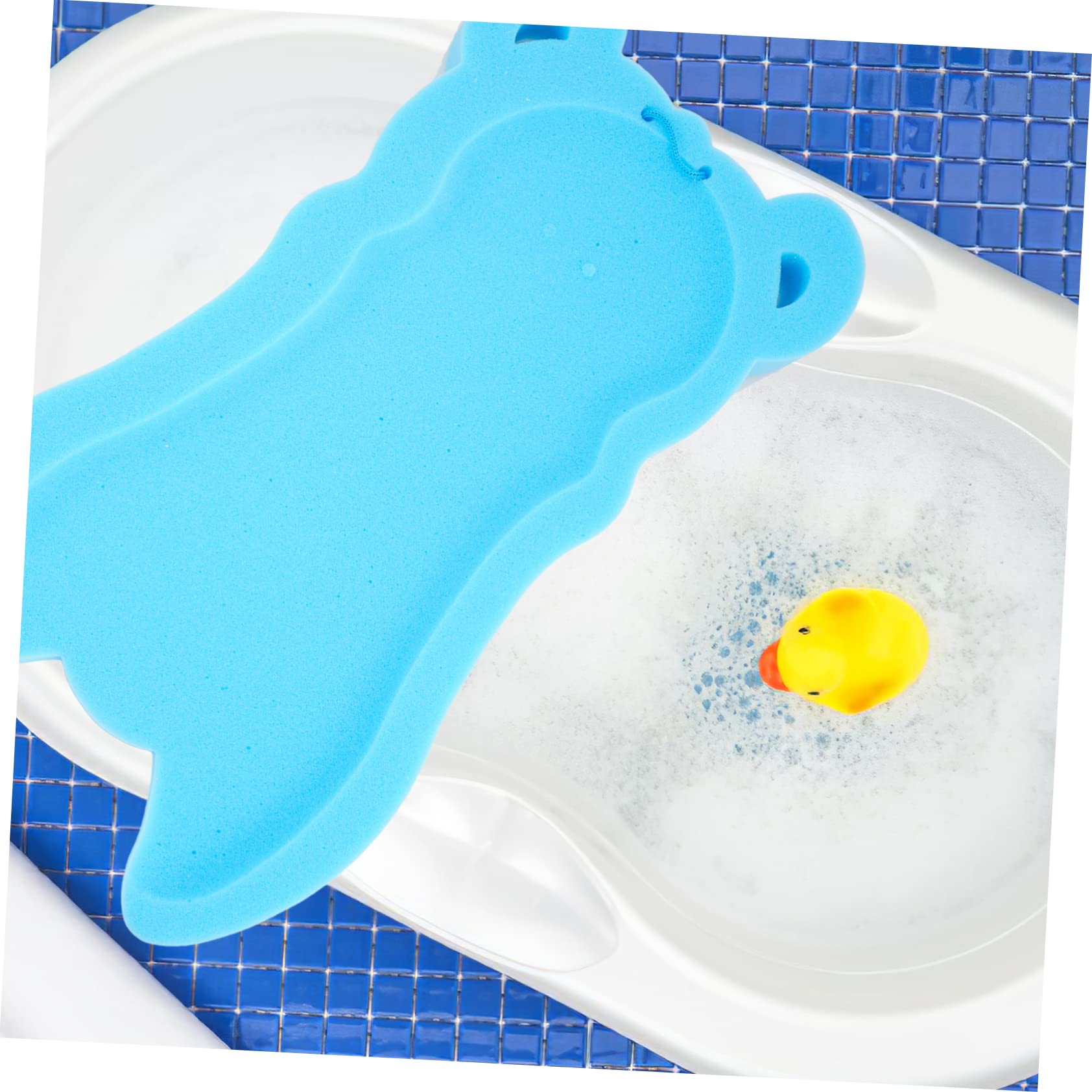 **BIUDECO Soft Sponge Bath Cushion for Newborns & Toddlers - Non-Slip Bathtub Mat for Safe & Comfortable Baby Bathing - Perfect for Boys & Girls (Ideal for Bathtub, Sink, or Baby Tub Use)**