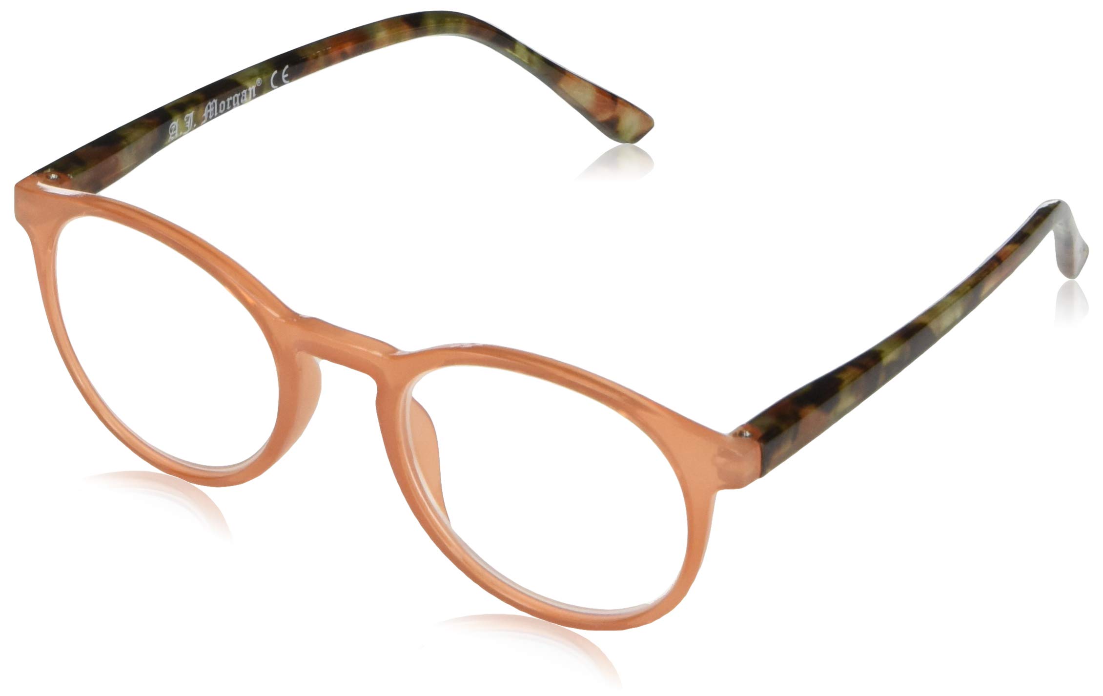 A.J. Morgan Oval Reading Glasses - Lightweight & Stylish for Men & Women - Perfect for Reading, Computer Use & Close Work