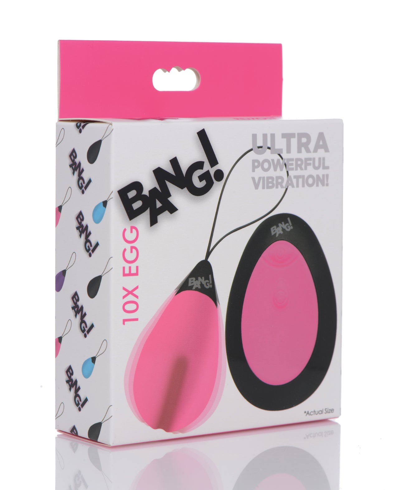 10X Rechargeable Silicone Vibrating Egg with Wireless Remote Control - Pink | Powerful G-Spot Stimulator for Couples Play & Solo Pleasure | Waterproof & Quiet Adult Toy for Bedroom Fun