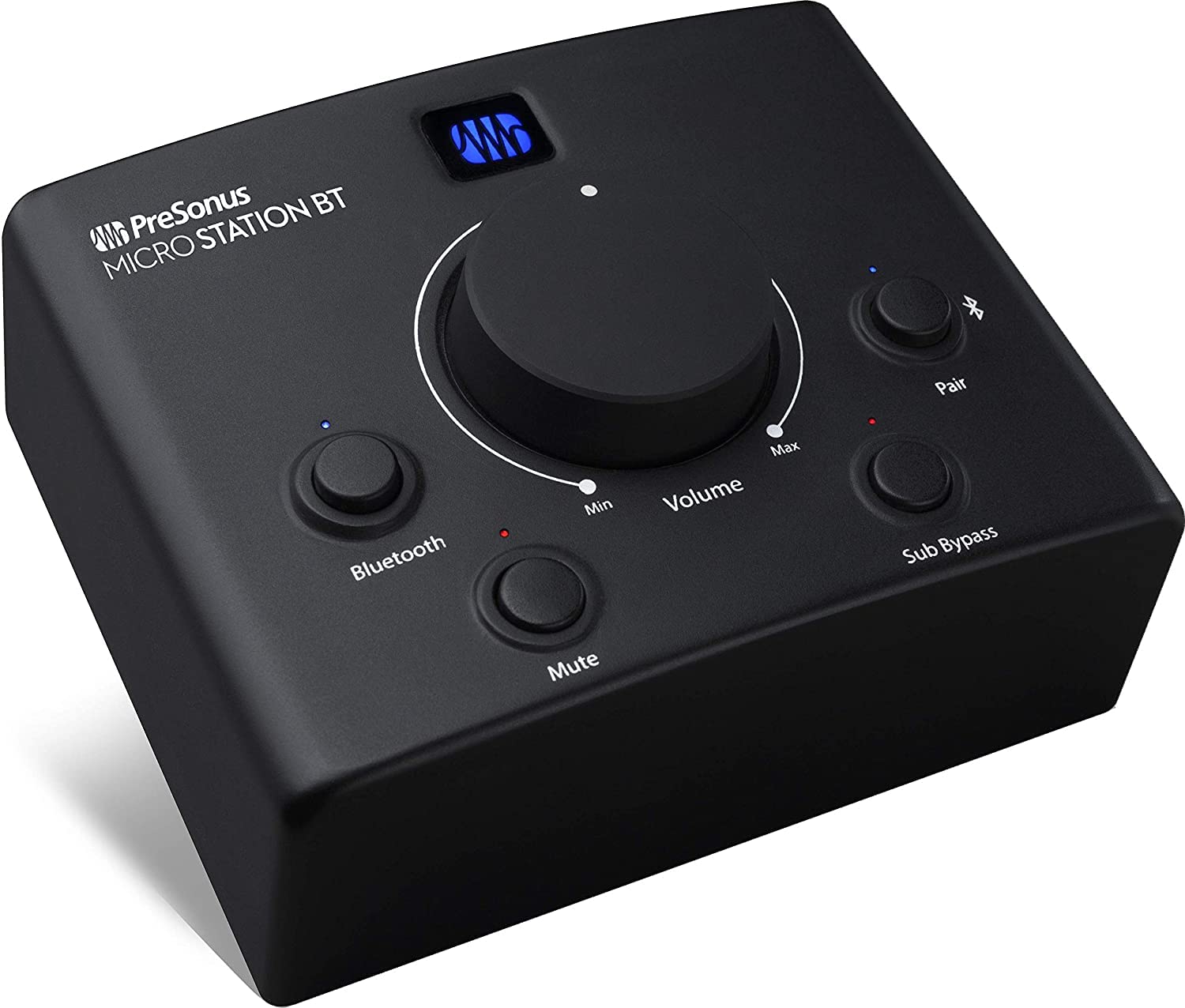 PreSonus MicroStation BT 2.1 Bluetooth Monitor Controller - Professional Audio Studio Volume Control for Speakers & Headphones | Perfect for Home Recording, Music Production & Podcasting