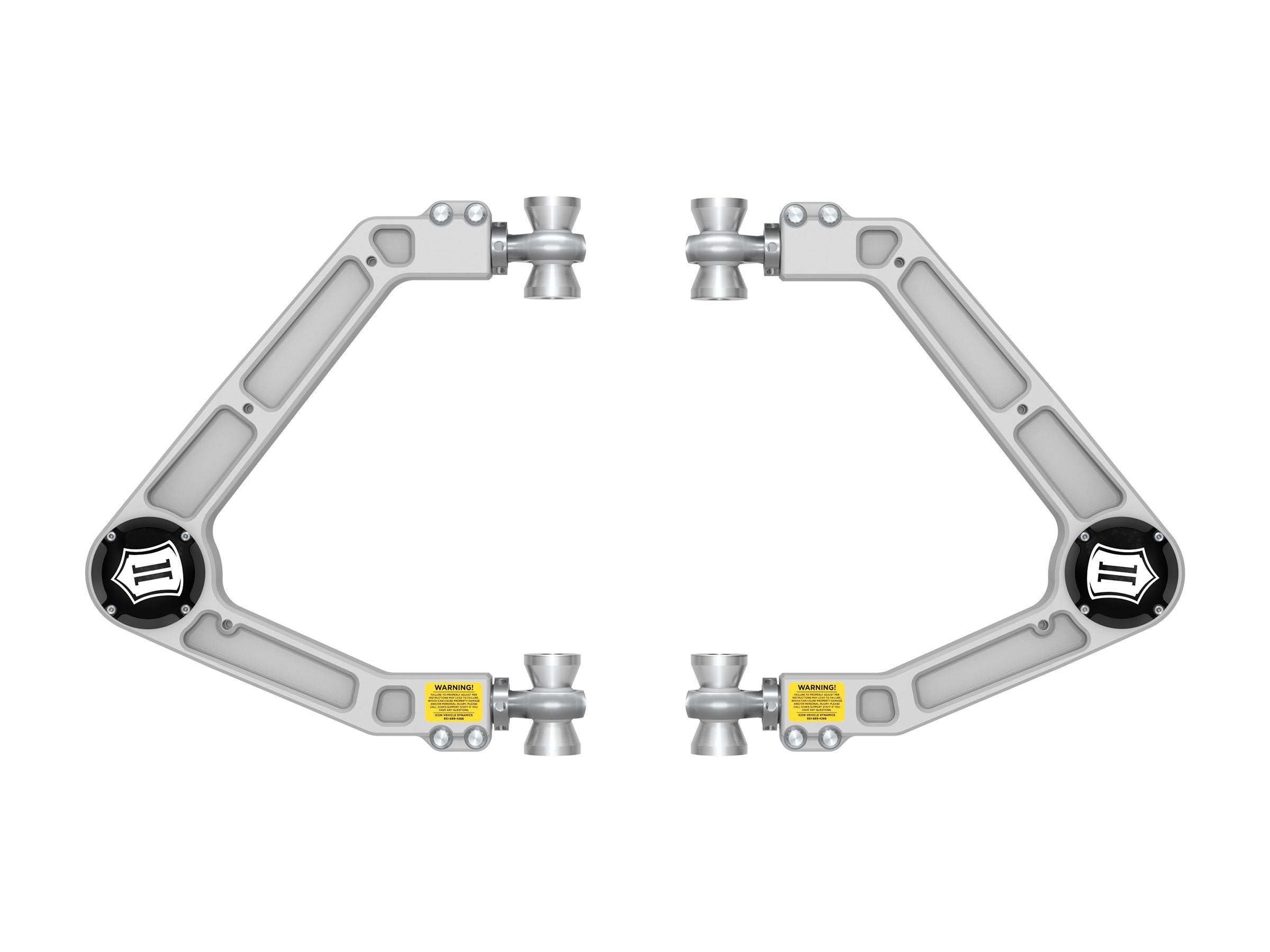 2023-2024 Chevy Colorado WT, LT, Z71 Billet Upper Control Arm Kit with Delta Joint Pro - Heavy Duty Off-Road Suspension Upgrade for Trail Riding & Overlanding