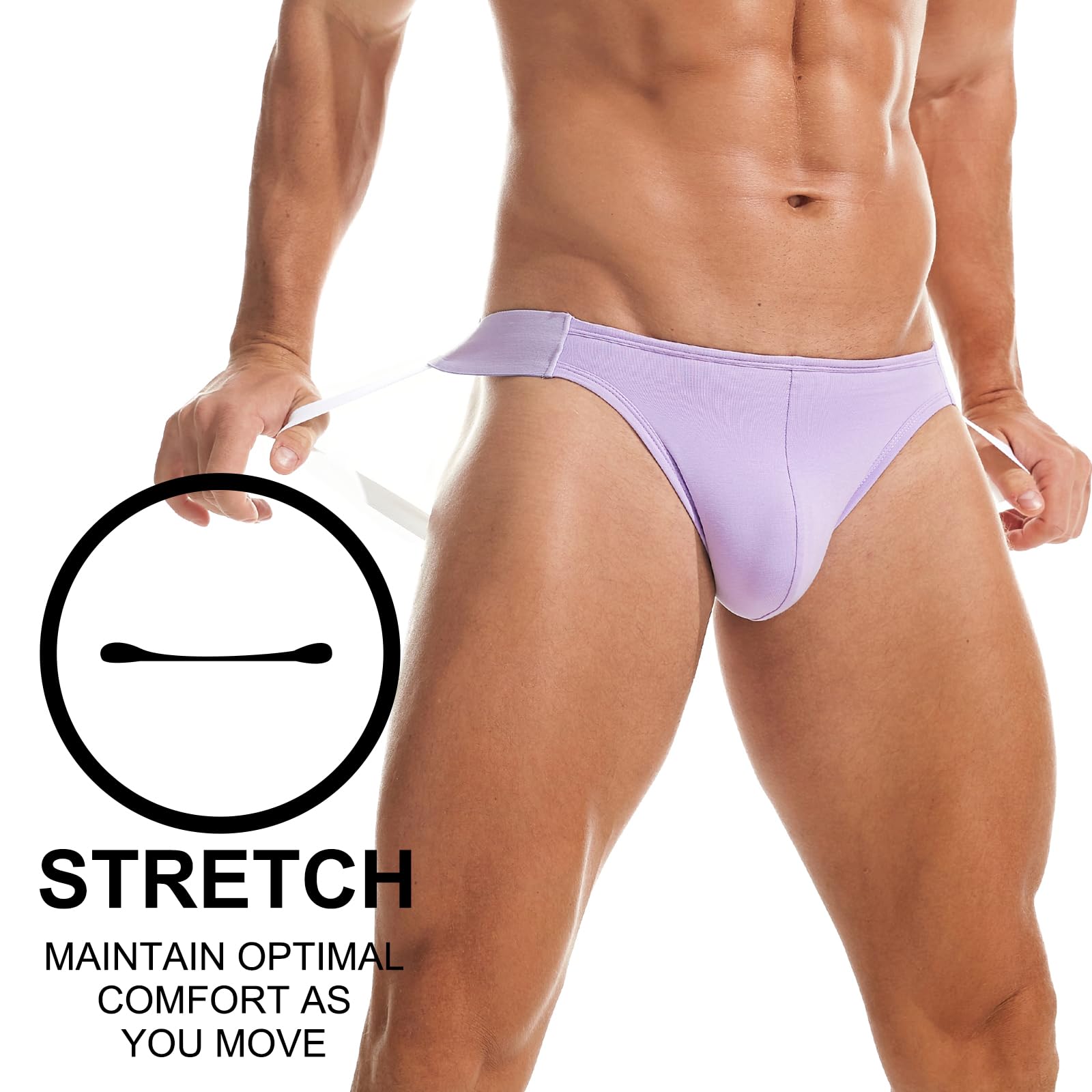 SKYSPER Men's Athletic Jockstrap Support Underwear - Breathable & Comfortable for Sports, Workout & Fitness - Perfect for Running, Gym & Active Lifestyles