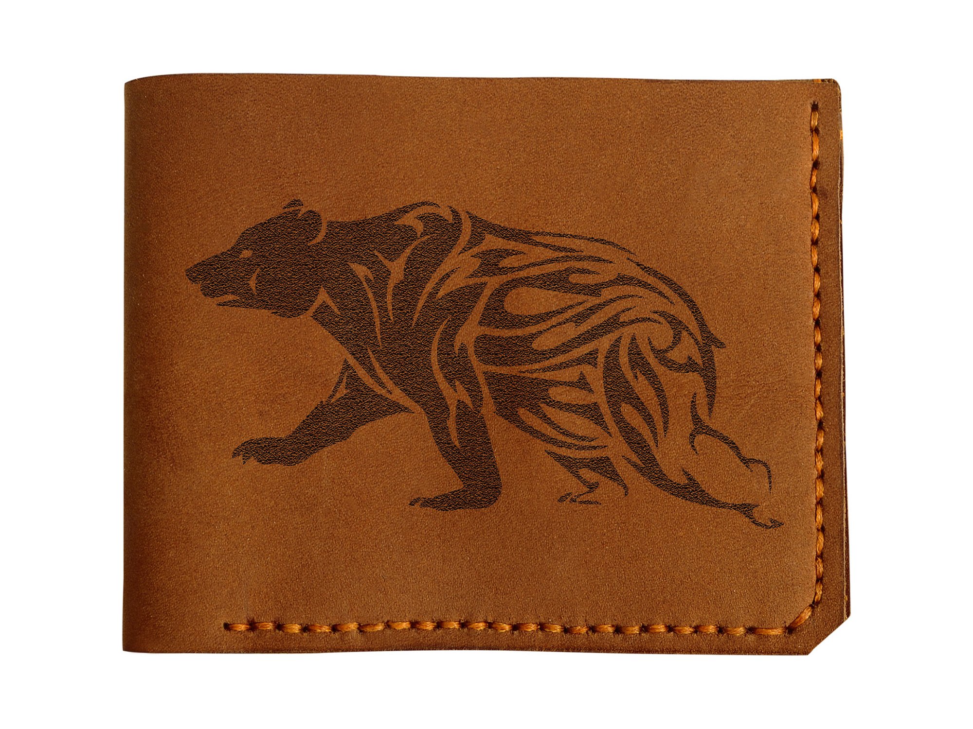 Genuine Leather Cheetah Print Wallet for Men - Handmade Pull-Up Design - Perfect for Everyday Use, Travel & Gifts