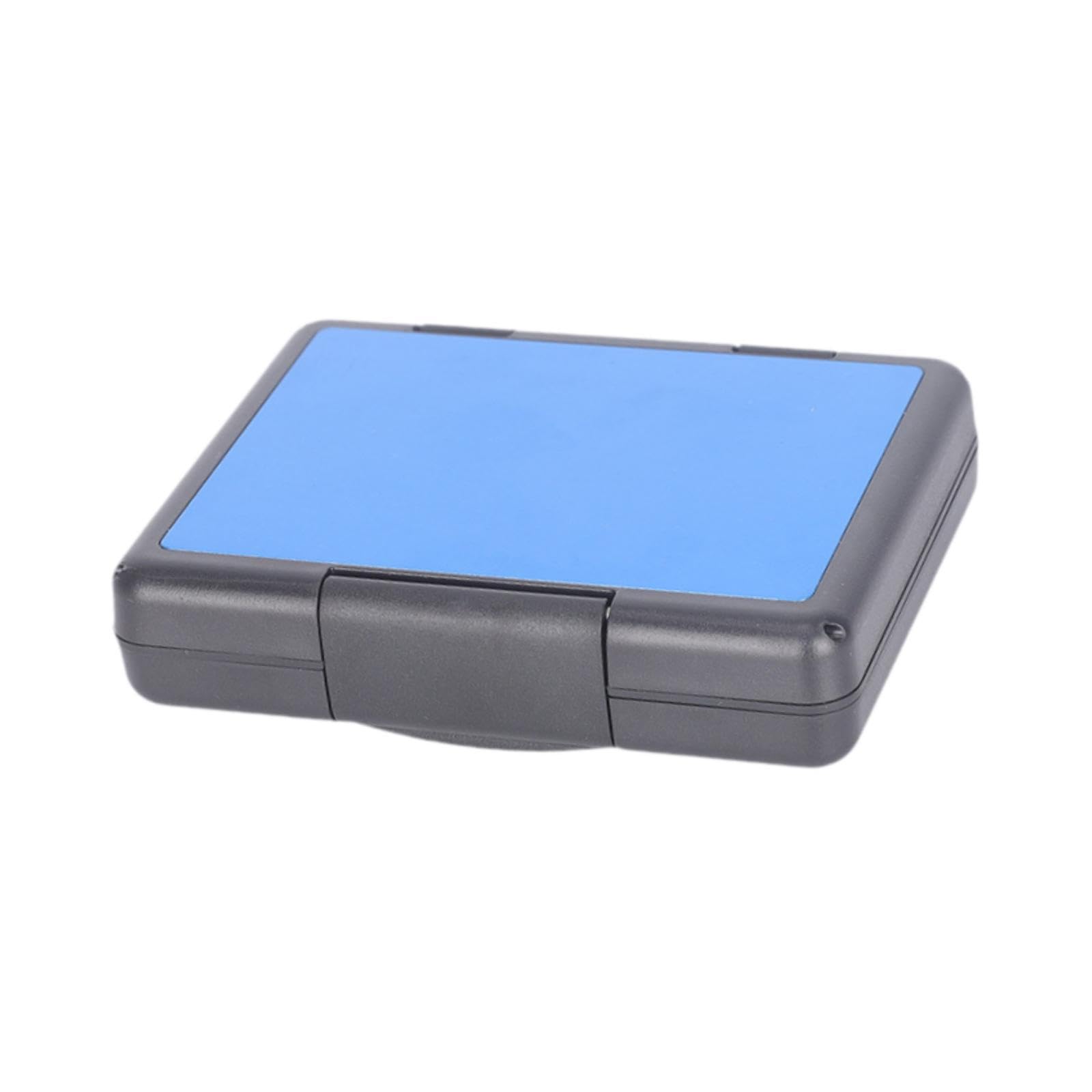 Dickly Memory Cards Holder - Multi Slot Portable Card Organizer Case with Dustproof Protective Cover for SD, Micro SD, CF Cards - Perfect for Photographers, Videographers & Tech Enthusiasts (Blue)