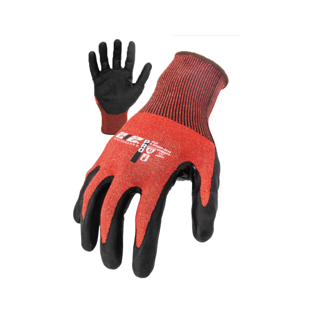 212PRO SLTC3A 0207 Seamless Foam Nitrile ANSI Cut Resistant Level 3 A3 PRO Gloves - Red, XS - Ideal for Food Processing, Automotive Work & Industrial Safety Protection