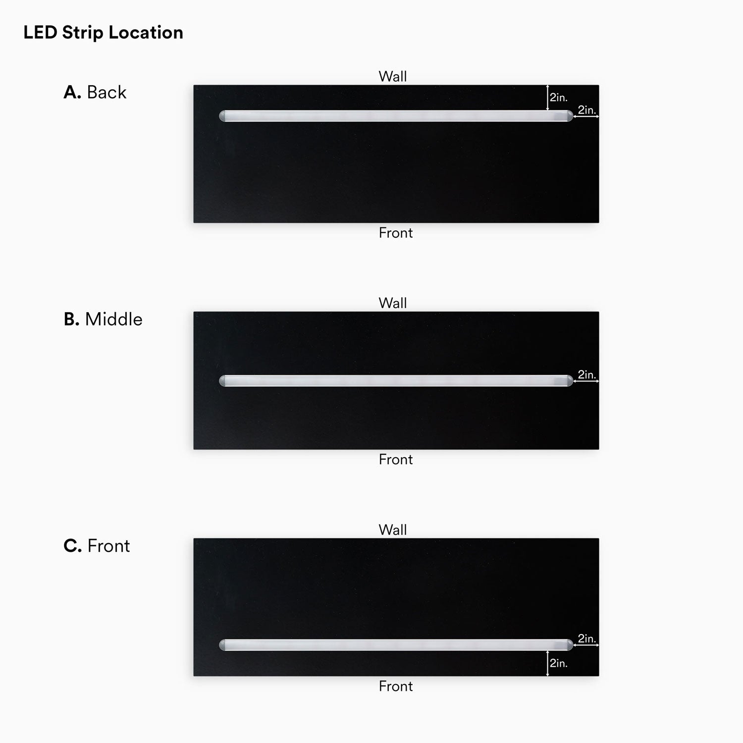 Modern LED Floating Shelf with Adjustable Lighting - Perfect for Home Decor, Bedroom, Living Room & Kitchen Display