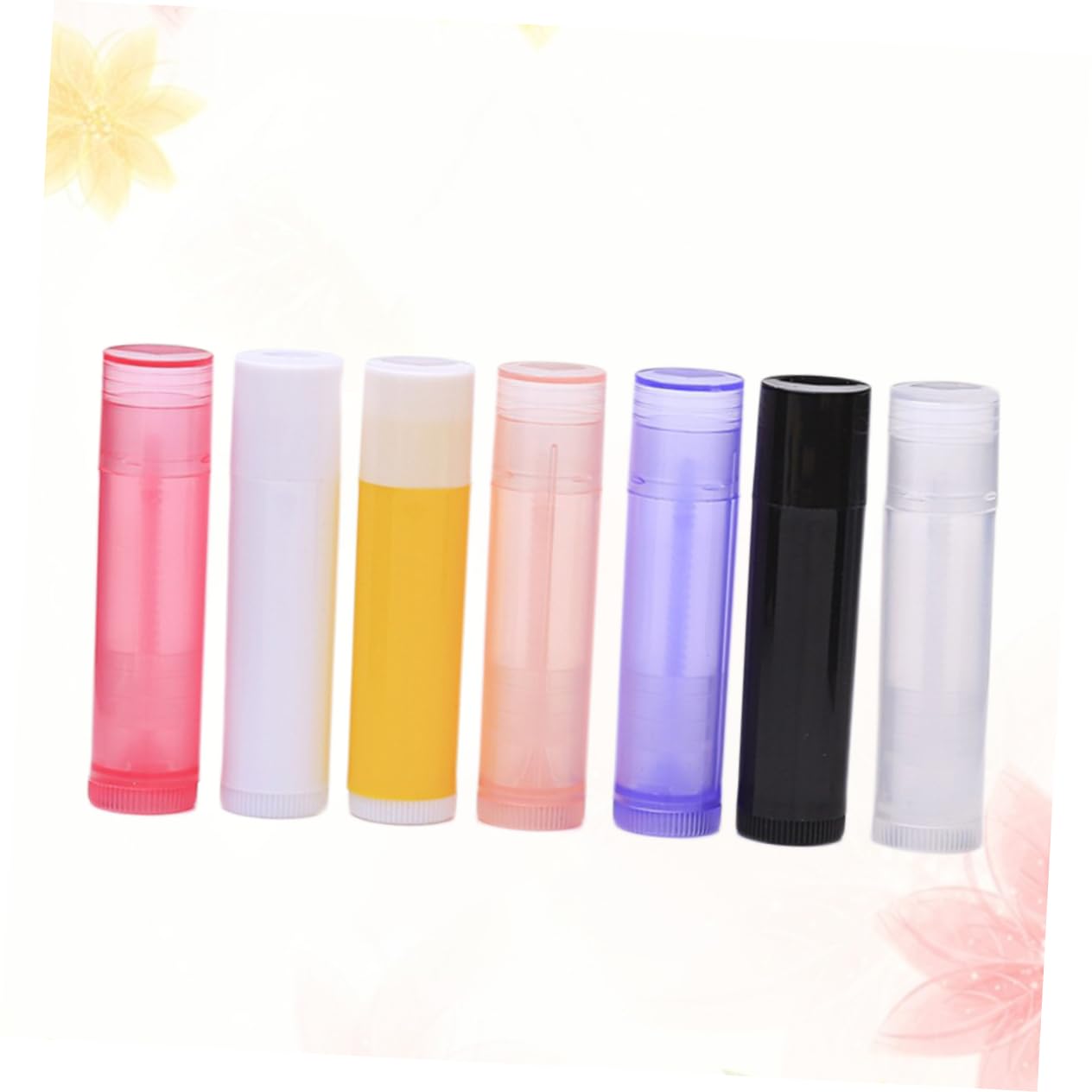 Mikinona 56pcs Empty Lip Balm Tubes - Refillable Lipstick Containers for DIY Lip Gloss, Lipstick & Cosmetics - Perfect for Home, Salon & Travel Use
