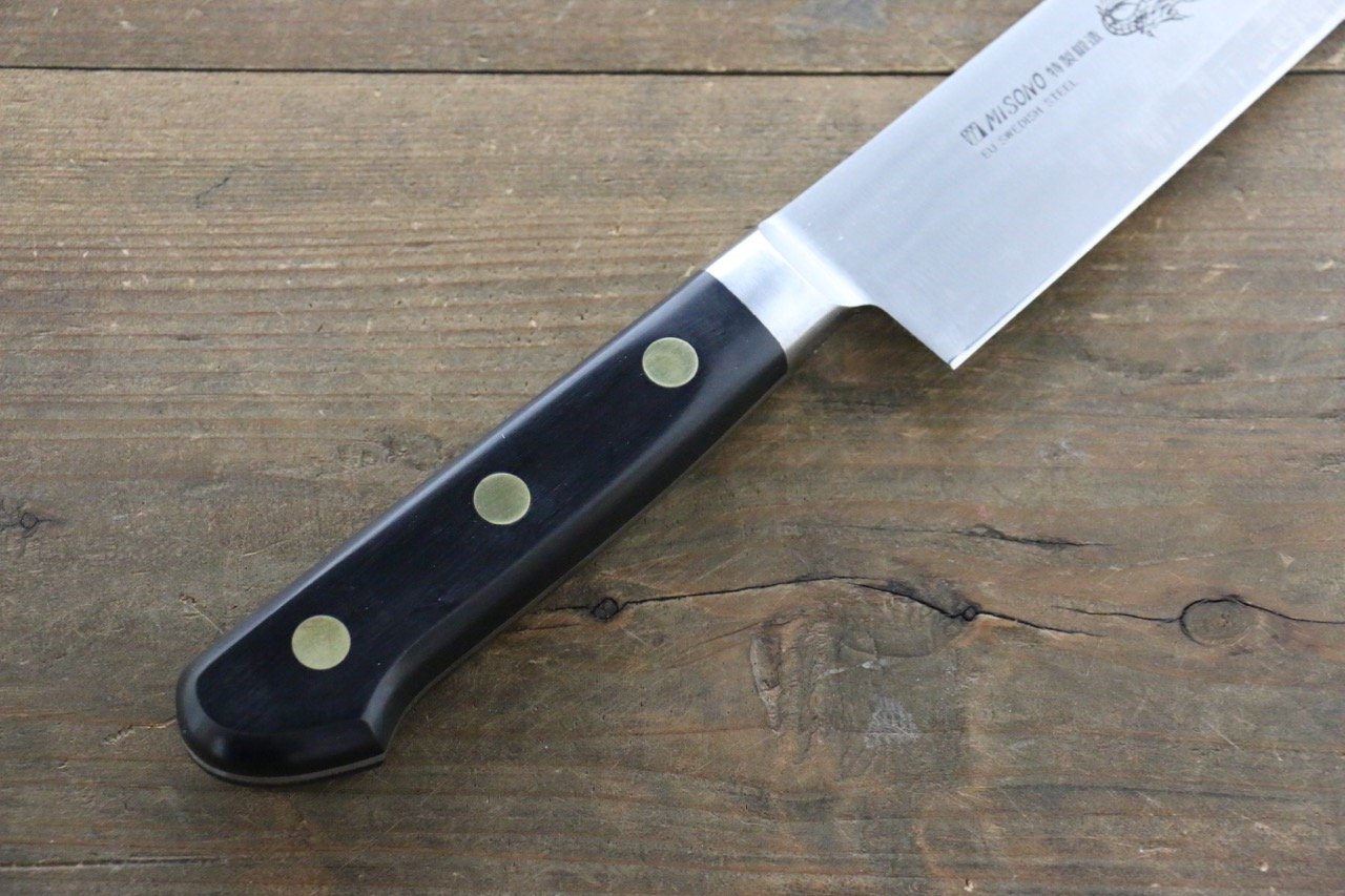 Premium Misono Swedish Steel Sujihiki Knife - Dragon Engraved Japanese Slicing Knife for Sushi, Meat & Delicate Cutting | Professional Chef & Home Kitchen Essential