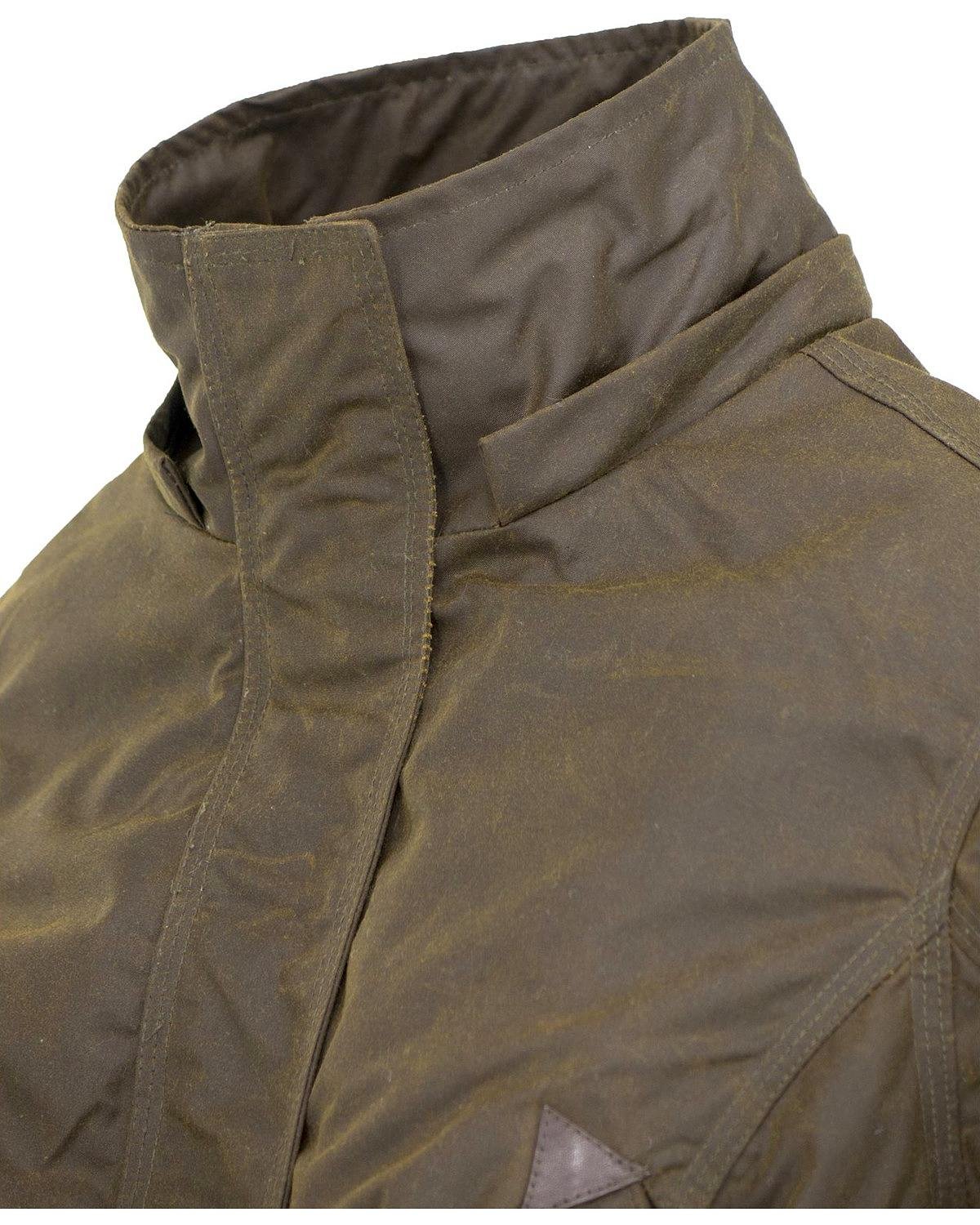 OUTBACK TRADING Women's Adelaide Waterproof Breathable Insulated Oilskin Western Jacket with Removable Hood - Winter Coat for Hiking, Camping & Outdoor Adventures
