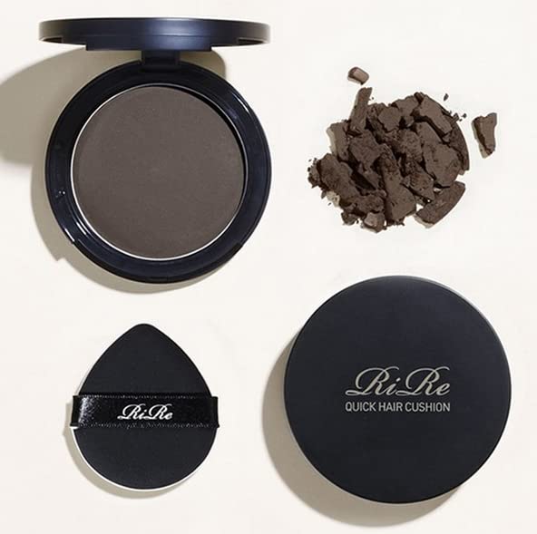 Natural Hairline Filler Powder & Hair Shadow Cushion - Forehead Makeup for Thinning Hair (Brown) | Instant Root Cover-Up & Scalp Concealer for Bald Spots, Receding Hairlines & Hair Loss - Perfect for Daily Use, Special Occasions & Confidence Boosting