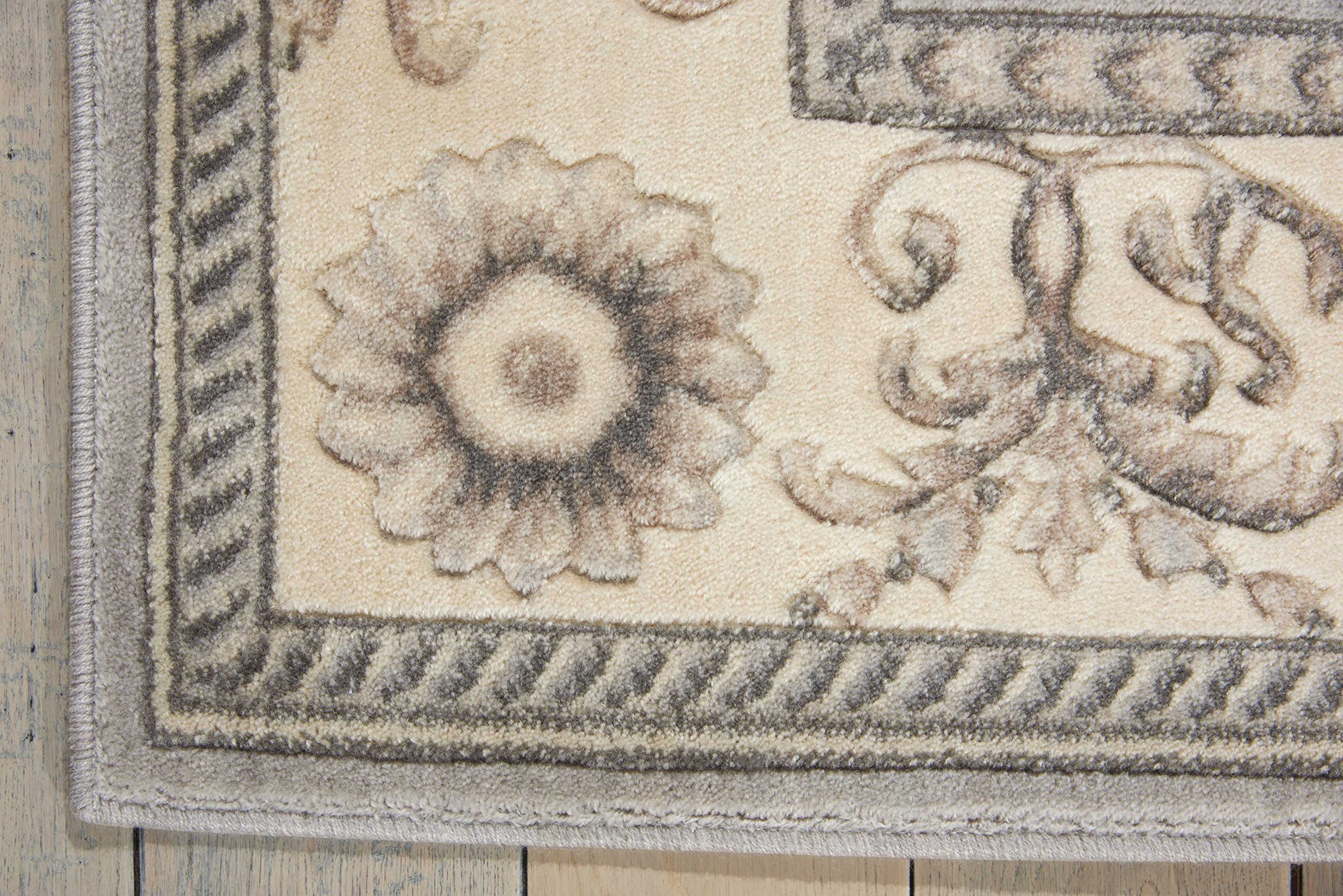 Nourison Somerset Traditional Silver 5'3