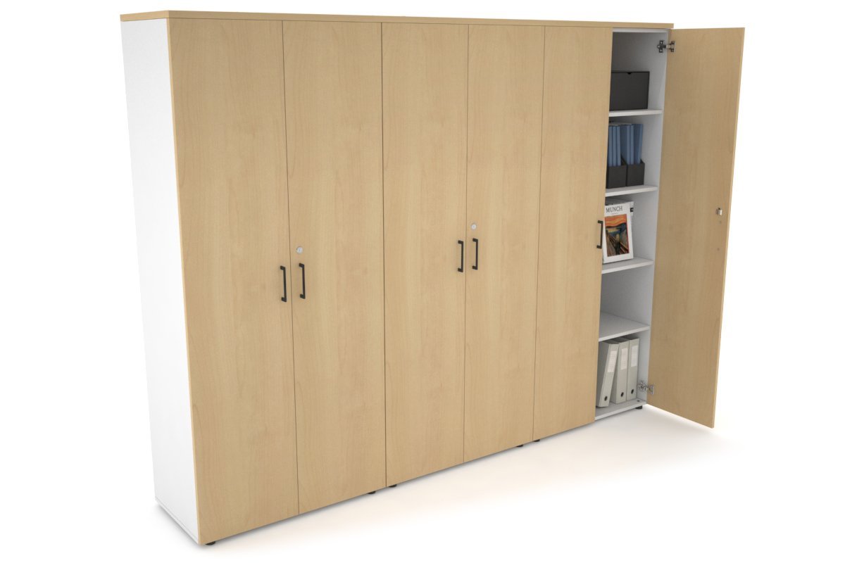 Large Storage Cabinet with Wide Doors - 94.5