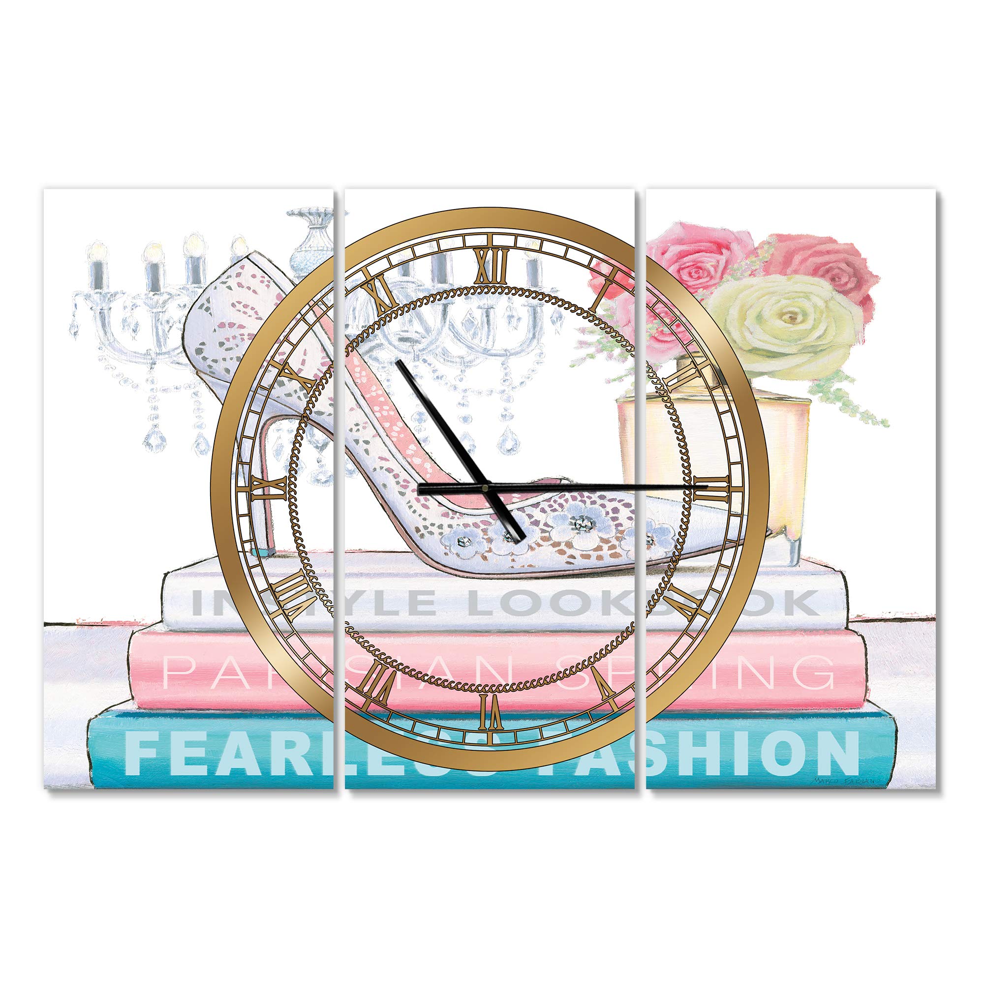 Designart The FlowIn Us Modern Round Metal Wall Clock - Contemporary Circle Wall Art for Home, Living Room, Bedroom & Office Decor | Perfect for Minimalist Spaces & Wall Decor Accents
