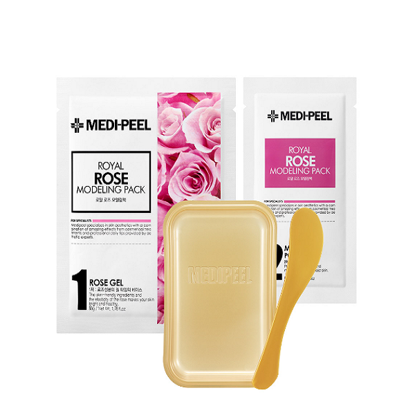 MEDI PEEL Royal Rose Modeling Pack - Hydrating & Anti-Aging Face Mask for Glowing Skin | At-Home Spa Treatment & Self-Care Routine