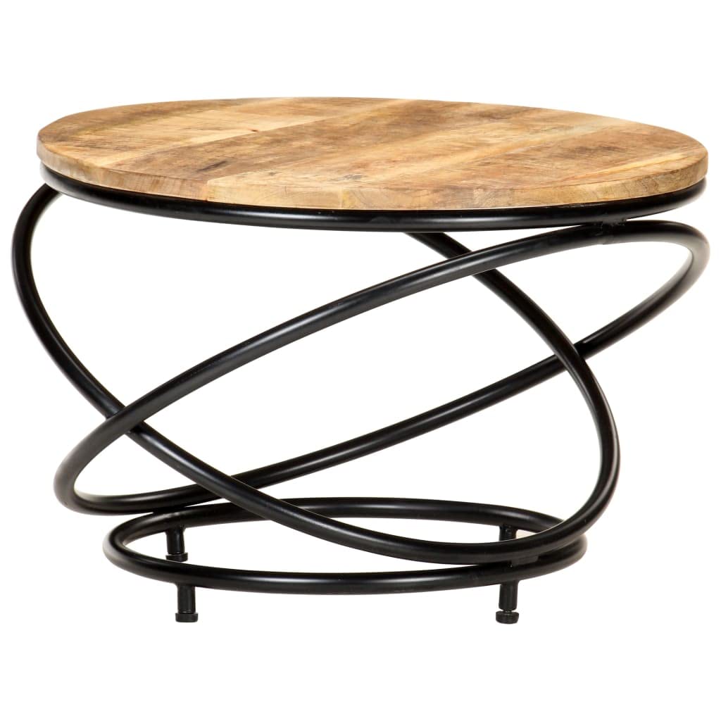 CHARMMA Solid Mango Wood Coffee Table 23.6