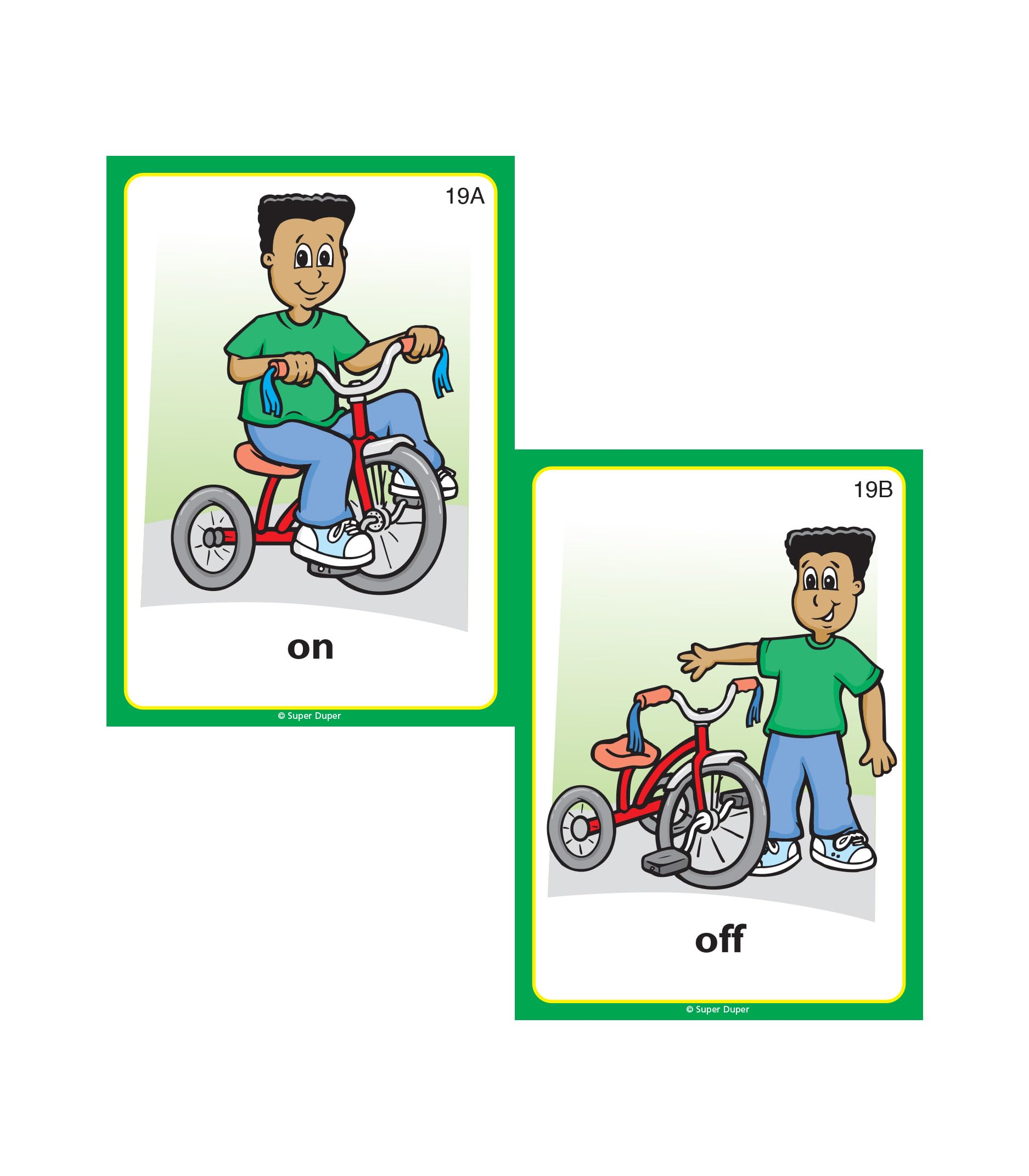 Super Duper Publications Opposites Fun Deck Flash Cards - Educational Learning Tool for Kids | Teach Opposite Words & Vocabulary | Perfect for Homeschooling, Preschool & Classroom Activities