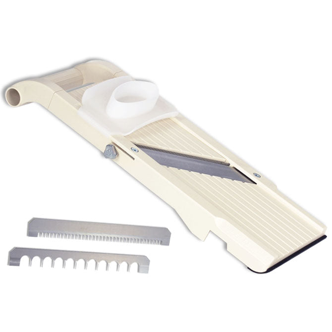 Benriner K8382 Super Benriner Japanese Mandoline Slicer - Professional Vegetable Cutter for Thin & Thick Slices - Perfect for Salads, Garnishes & Meal Prep - Ideal for Home Chefs & Restaurants