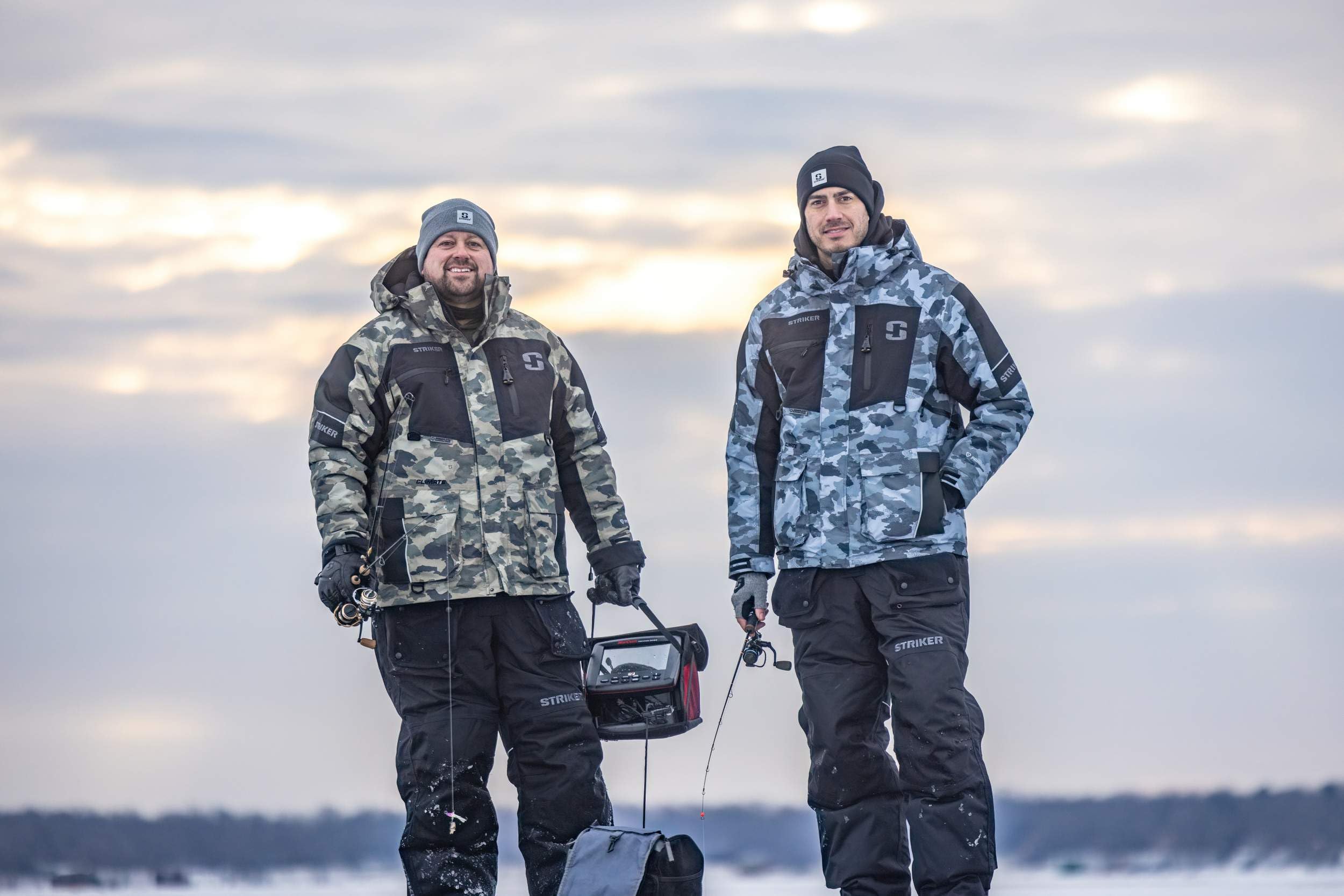 Striker Men's Climate 3-in-1 Insulated Waterproof Ice Fishing Jacket with Sureflote Flotation Technology - Warm Winter Coat for Ice Fishing, Hunting & Outdoor Activities