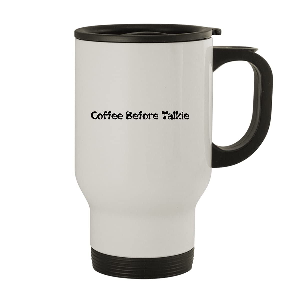 14oz Stainless Steel Insulated Travel Coffee Mug - Vacuum Sealed Hot & Cold Tumbler with Lid - Perfect for Commuting, Office & Outdoor Adventures (White)