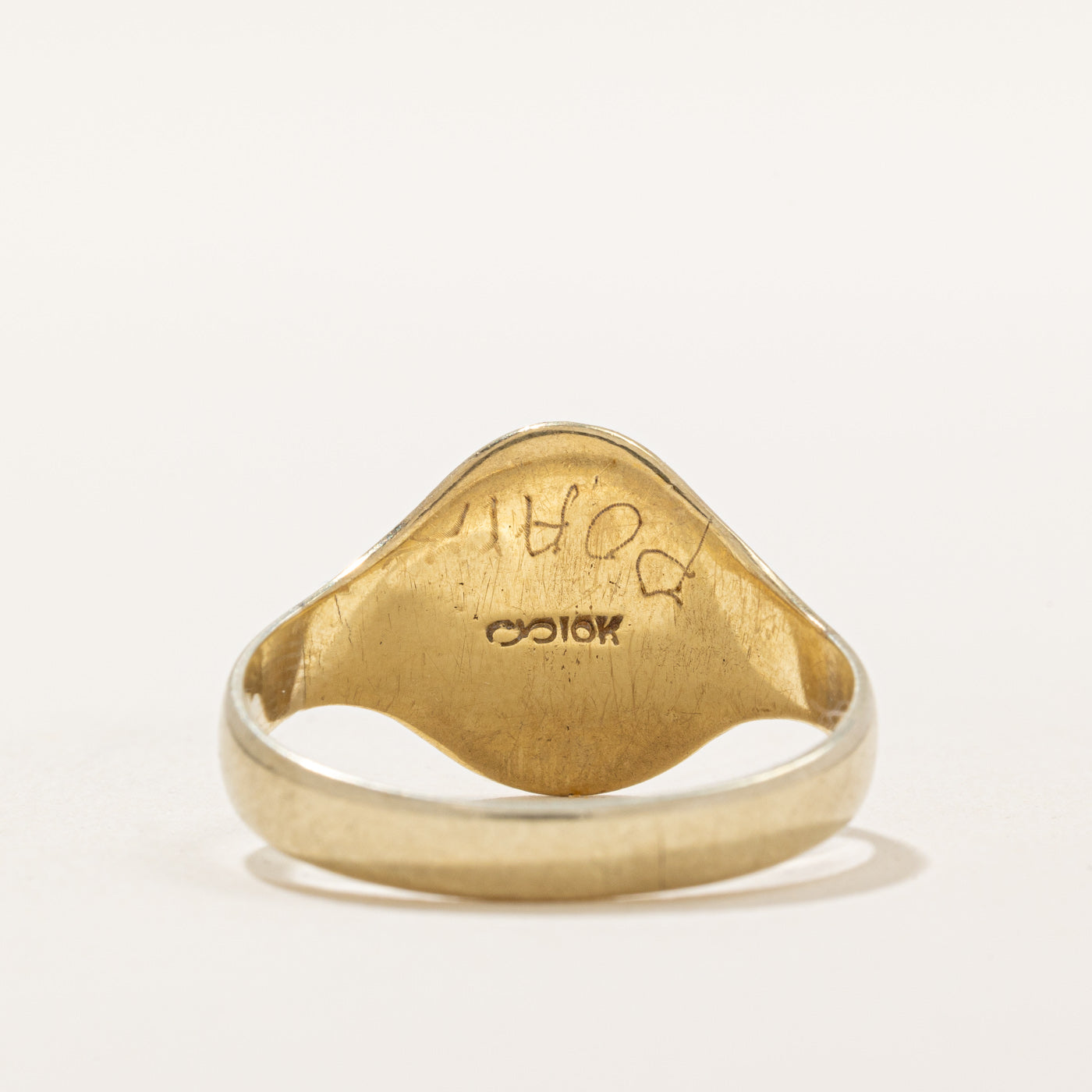 Personalized Initialed Ring for Women - Size 9.75 - Custom Name Letter Ring, Dainty Gold Silver Stackable Ring for Everyday Wear, Gift for Her, Anniversary, Birthday, Valentine's Day