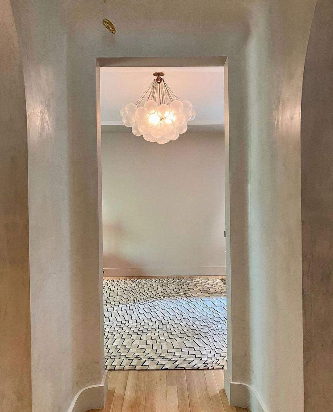 Elegant Crystal Bubble Chandelier - Modern Ceiling Light Fixture for Dining Room, Living Room, Bedroom & Wedding Decor