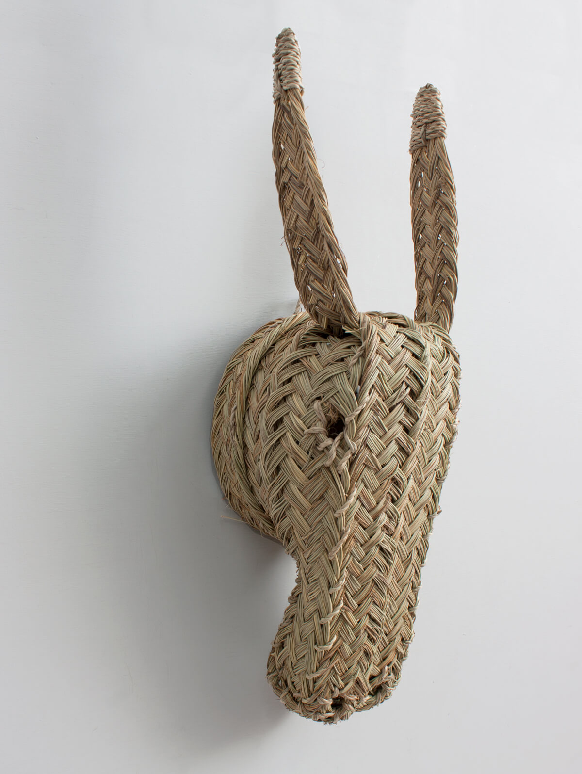 Handmade Woven Donkey Head Wall Decor - 2 Sizes (Small & Large) - Perfect for Nursery, Farmhouse or Bohemian Home Decor