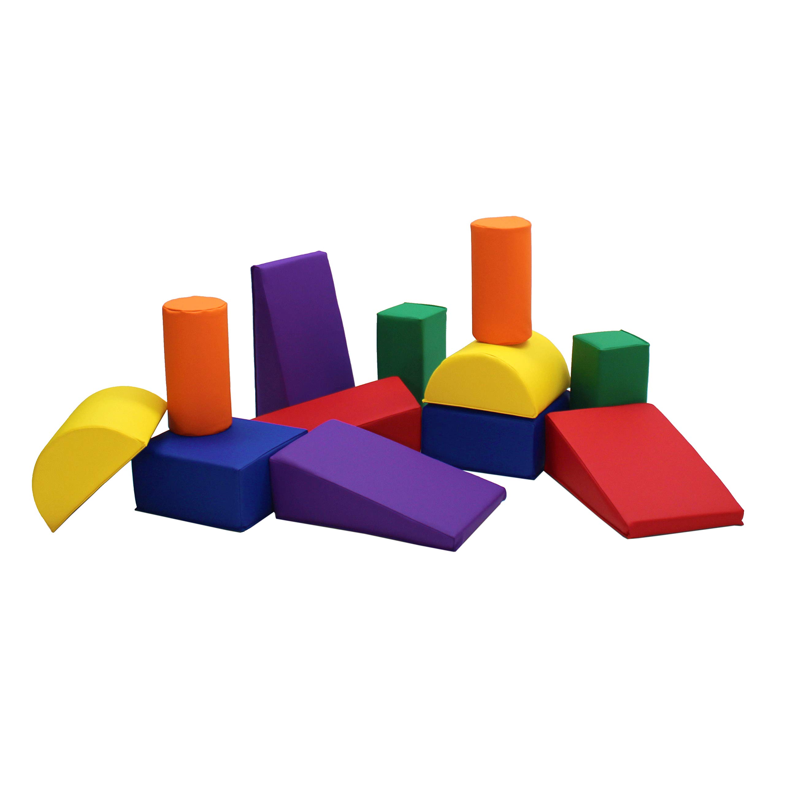 SoftScape Toddler Builder Set - 12-Piece Colorful Soft Foam Building Blocks for Infants & Kids | Safe Playtime Toys for Early Learning & Creative Development | Perfect for Daycare, Preschool & Home Playrooms